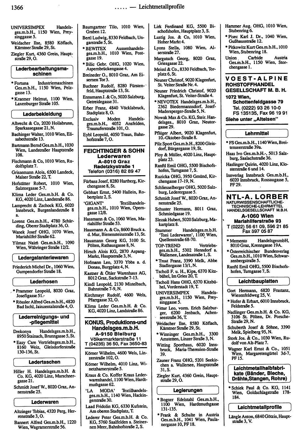Handels-Compass 1991/92 - Page 1360
