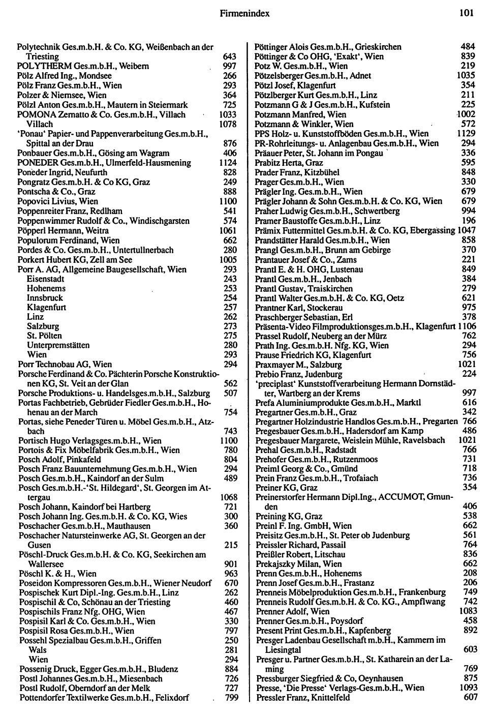 Inhaltsverzeichnis Compass 1992 - Page 257