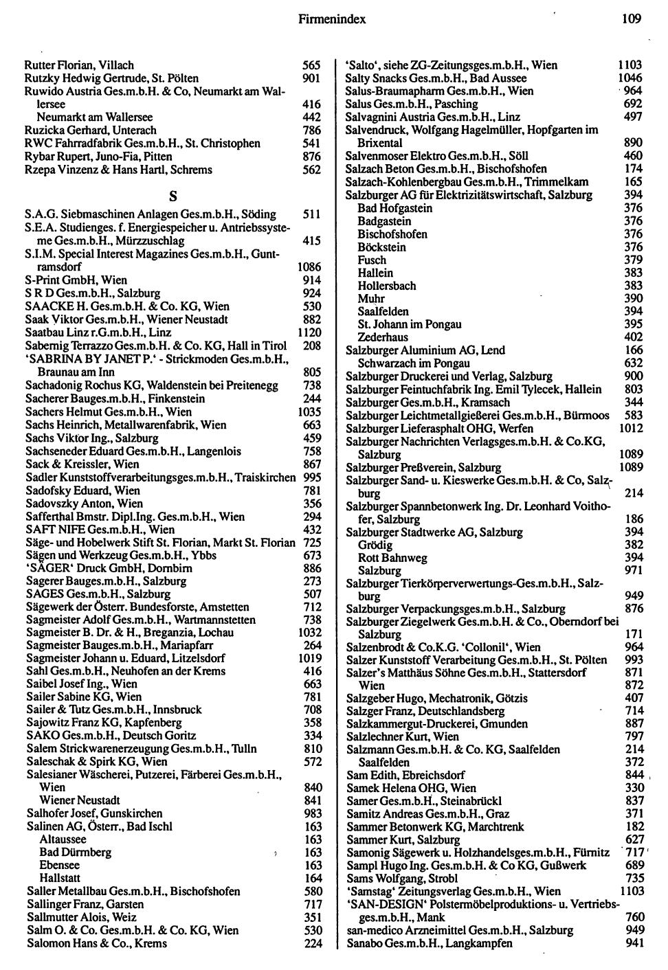 Inhaltsverzeichnis Compass 1992 - Page 265