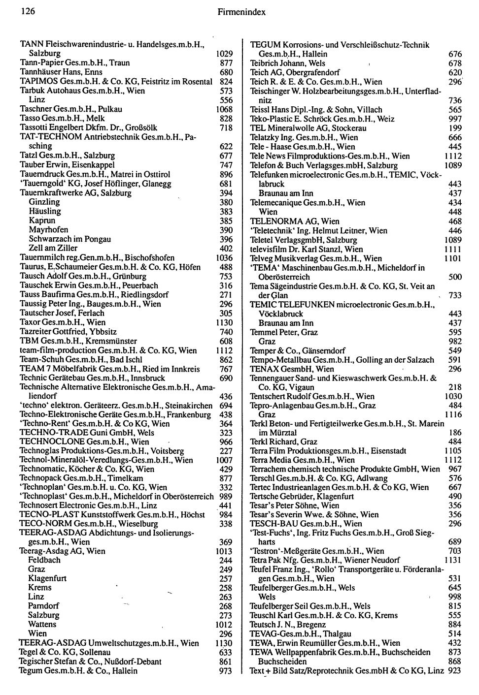 Inhaltsverzeichnis Compass 1992 - Page 282