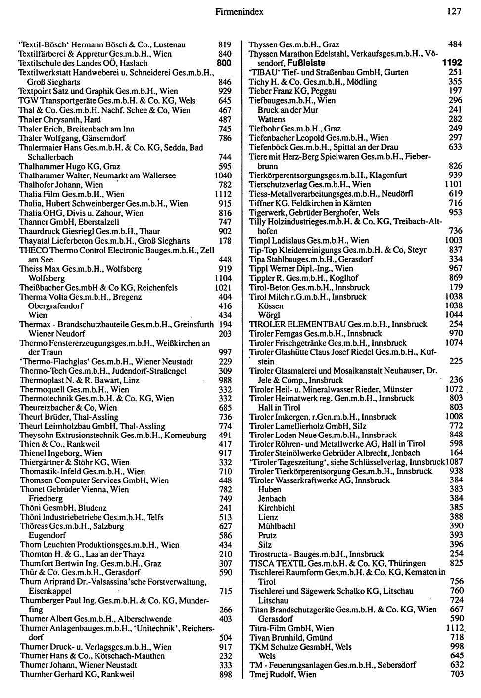 Inhaltsverzeichnis Compass 1992 - Seite 283