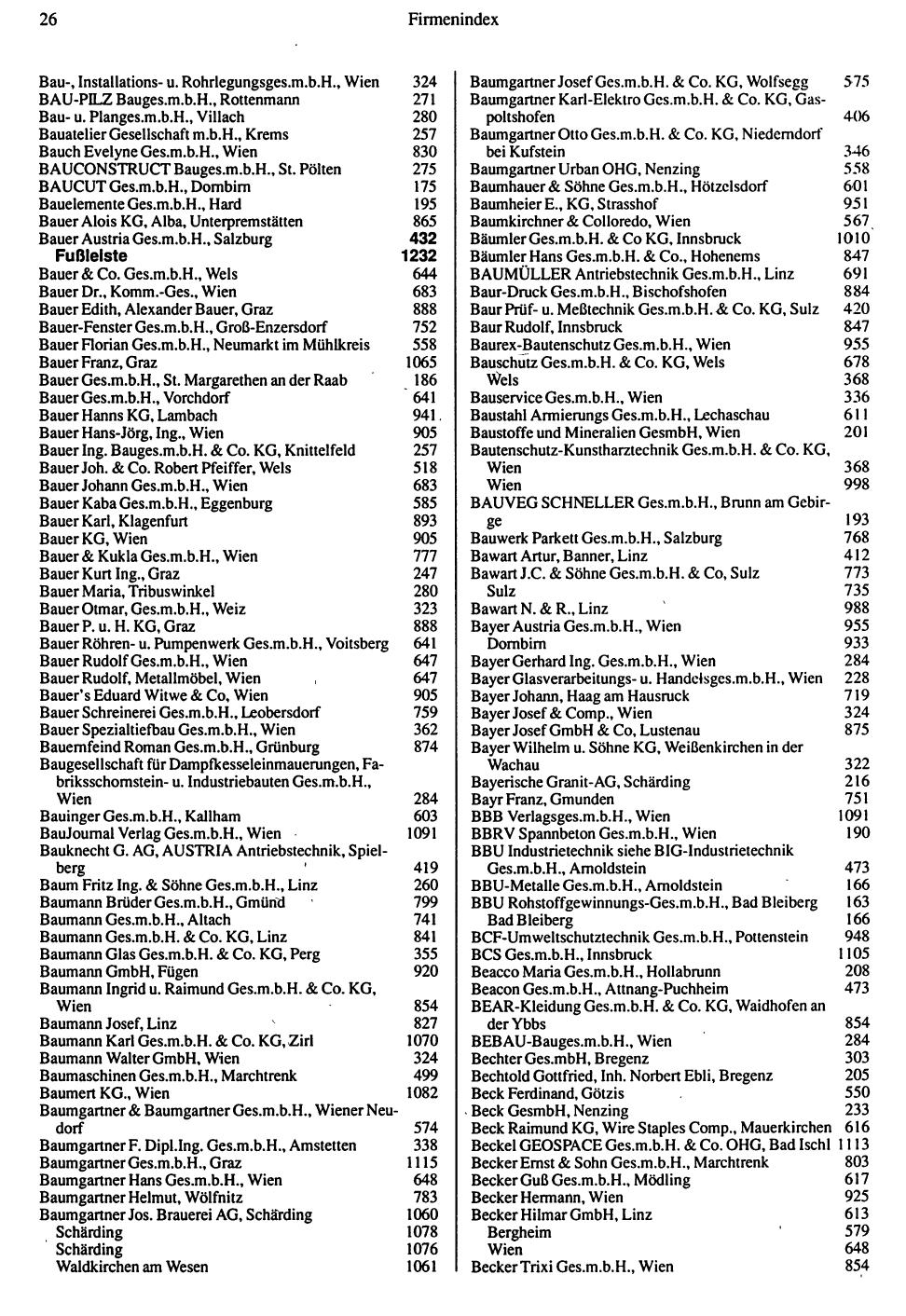 Inhaltsverzeichnis Compass 1992 - Page 182