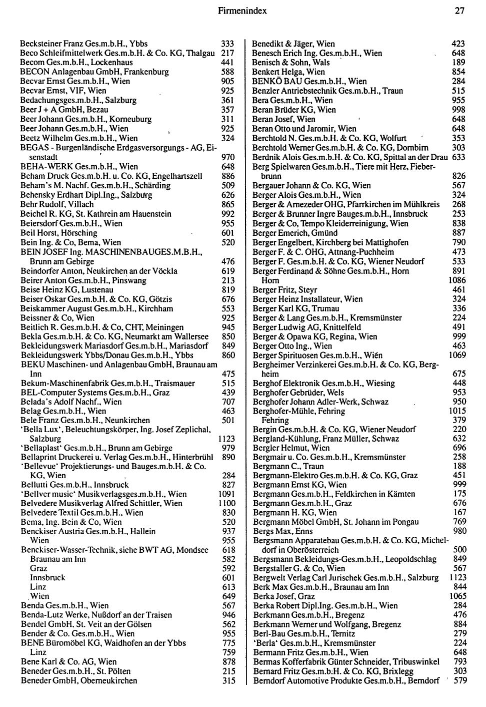 Inhaltsverzeichnis Compass 1992 - Seite 183