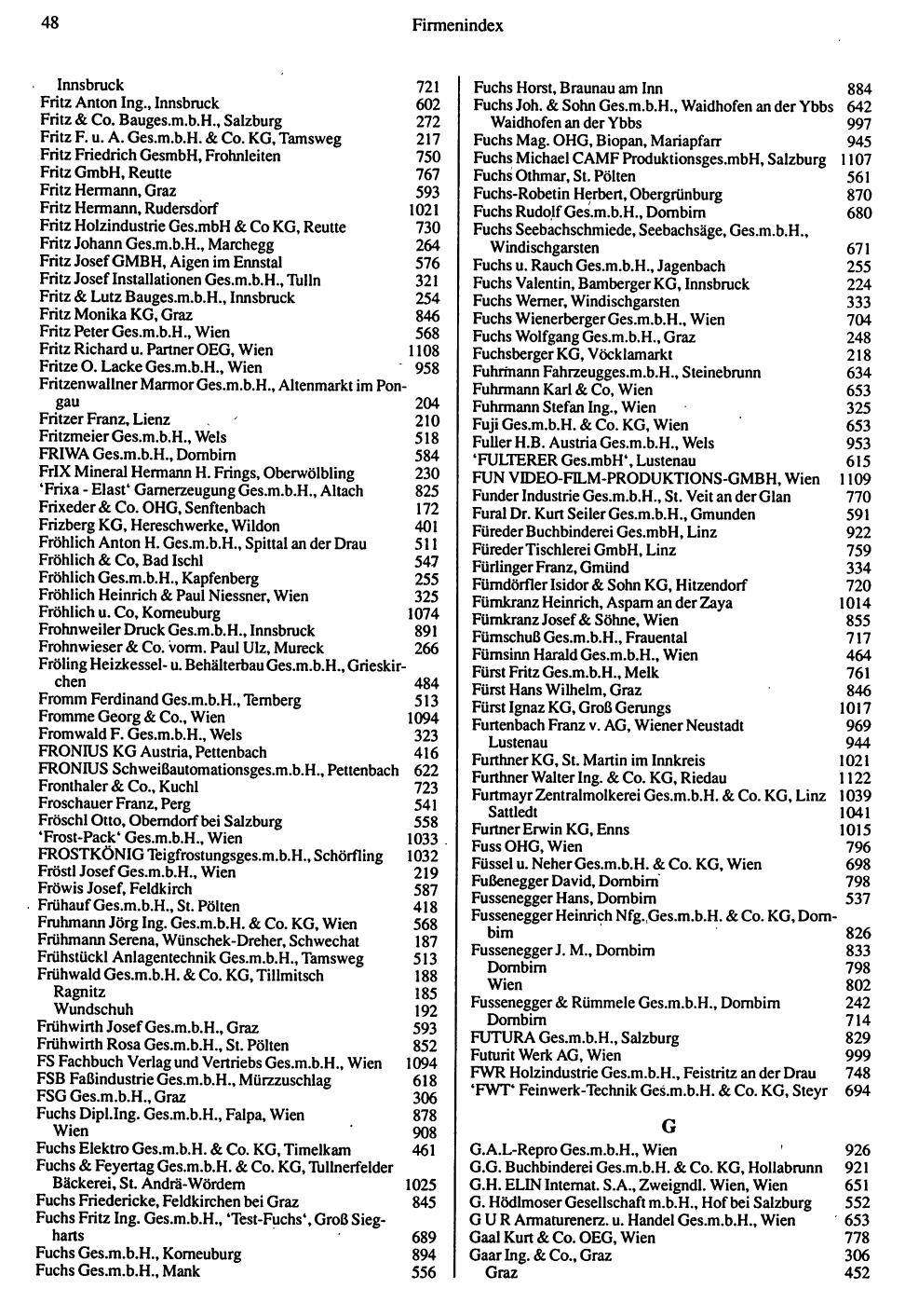 Inhaltsverzeichnis Compass 1992 - Page 204