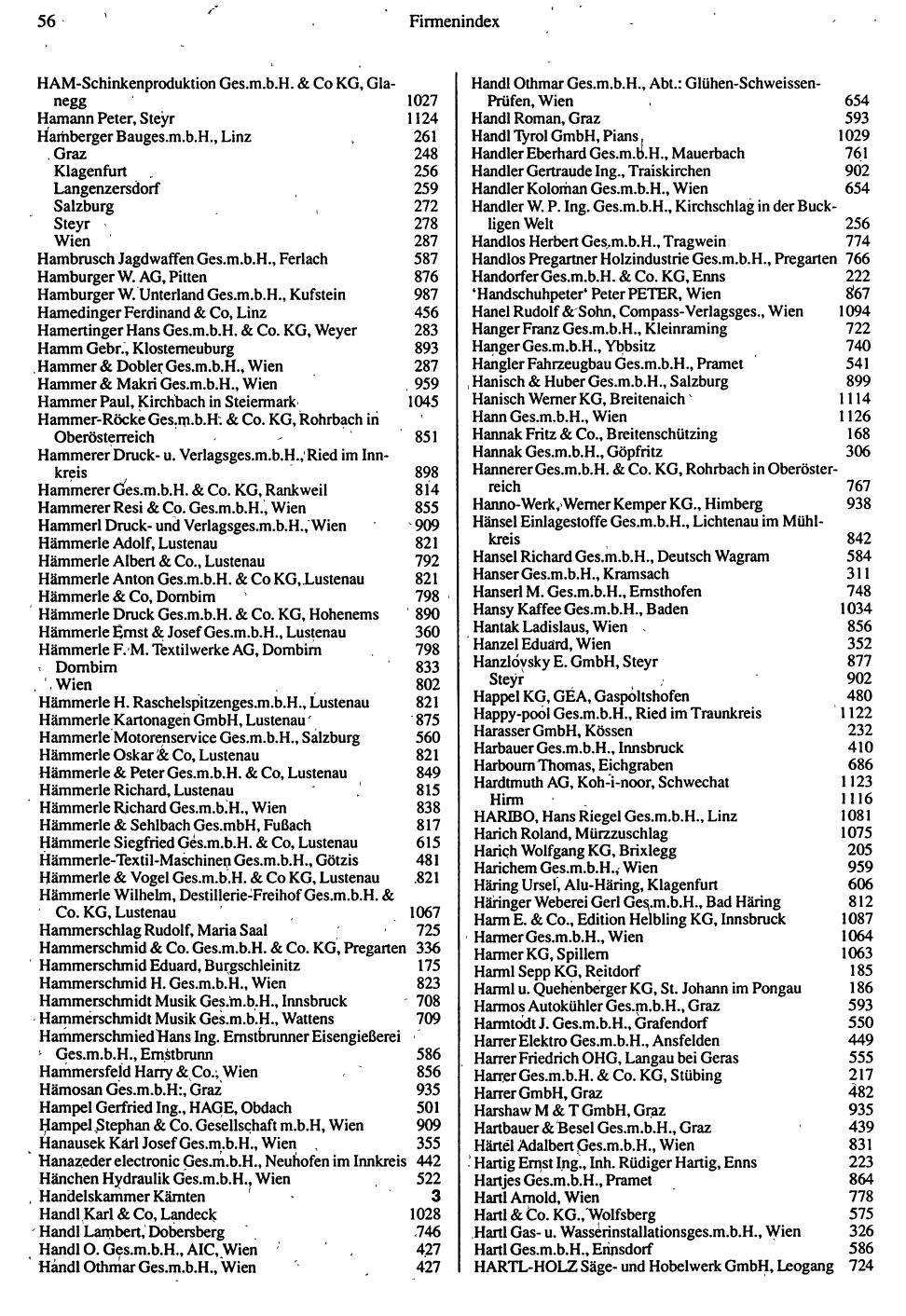 Inhaltsverzeichnis Compass 1992 - Page 212