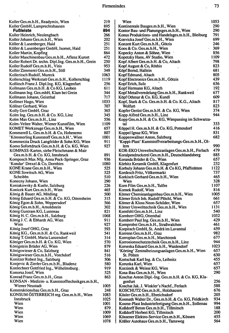 Inhaltsverzeichnis Compass 1992 - Seite 229