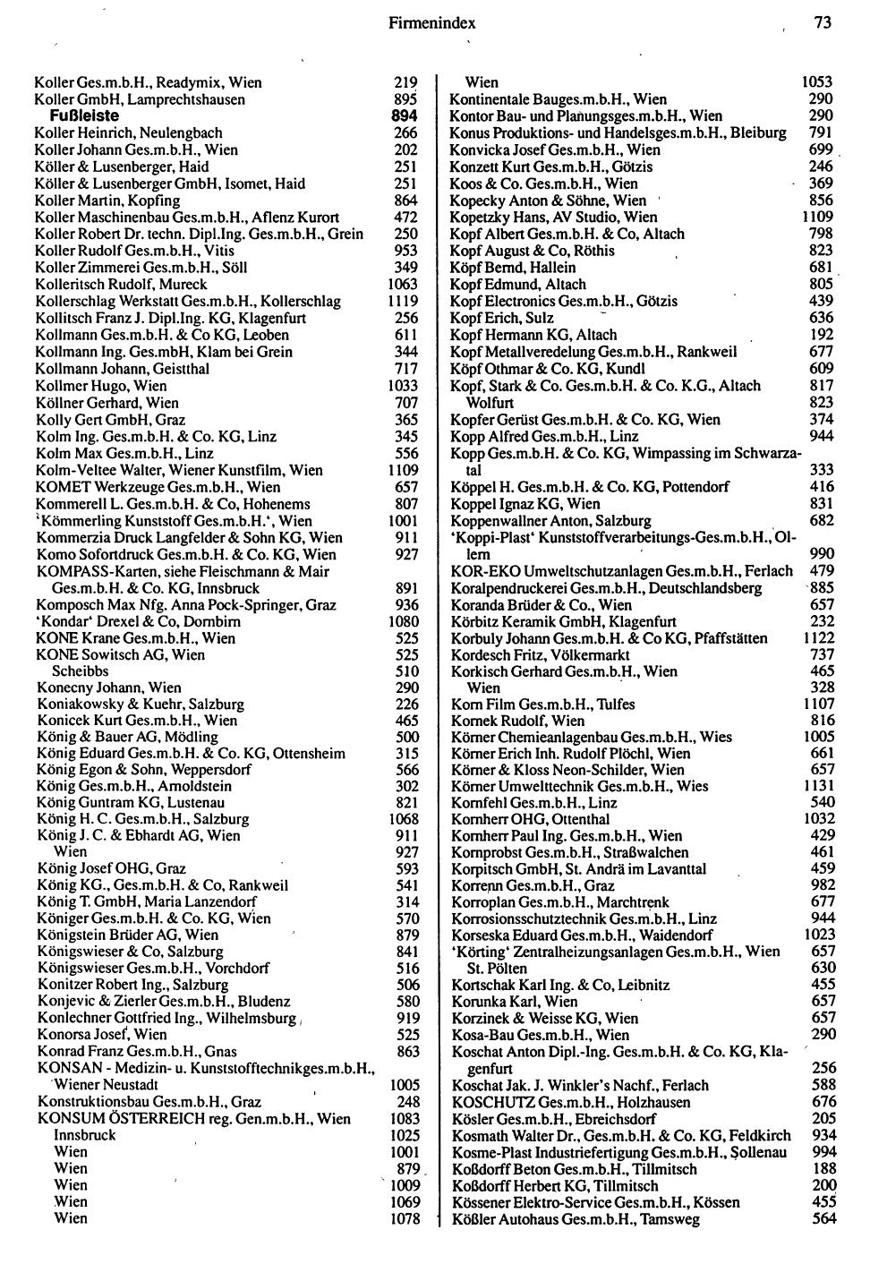 Inhaltsverzeichnis Compass 1992 - Page 229