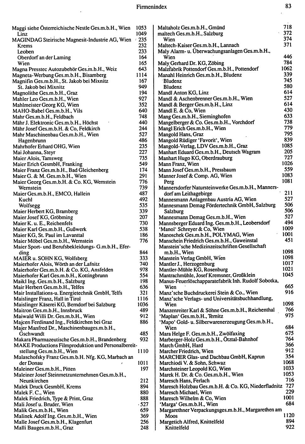 Inhaltsverzeichnis Compass 1992 - Page 239