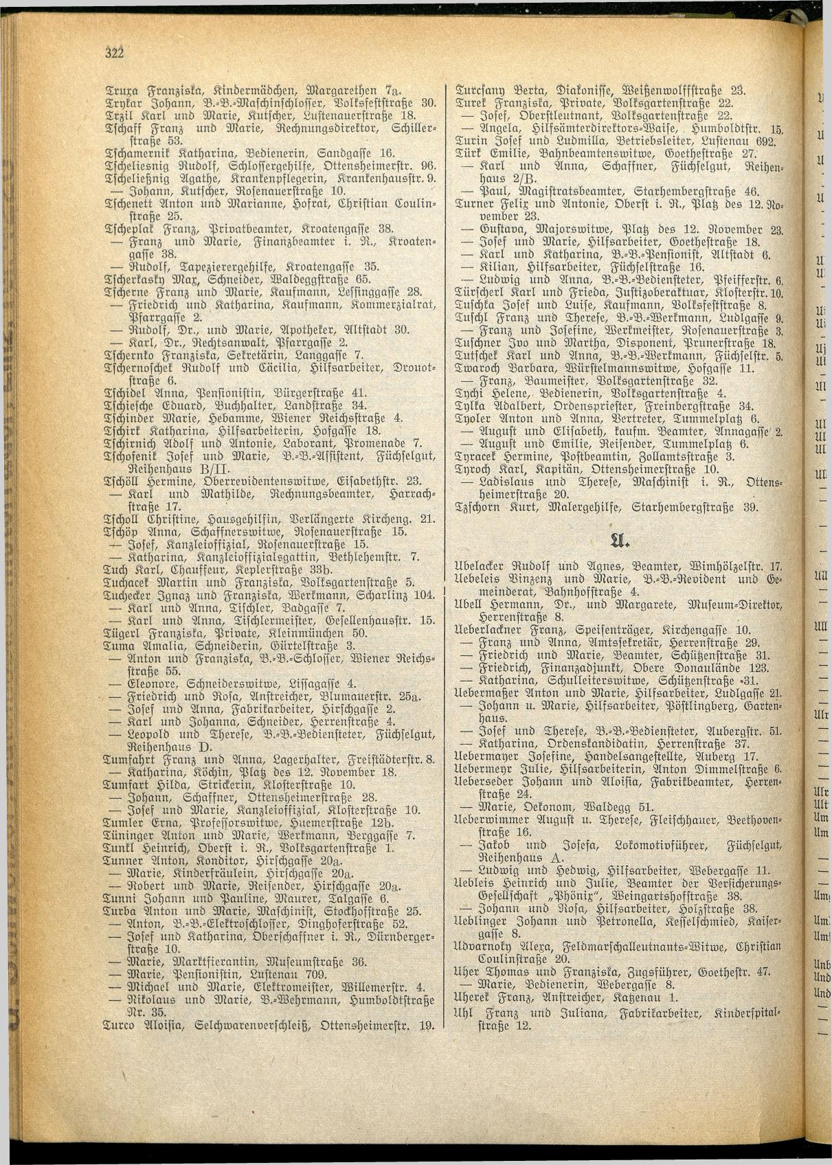 Amtliches Linzer Adreßbuch 1928 - Seite 324