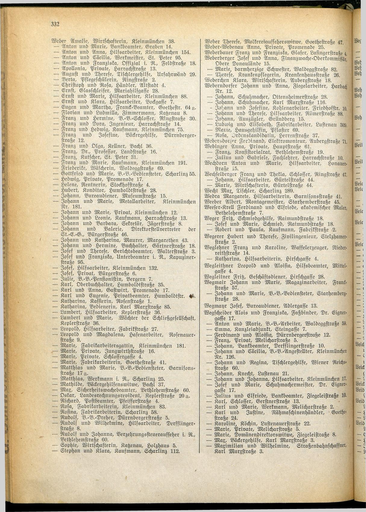 Amtliches Linzer Adreßbuch 1928 - Seite 334