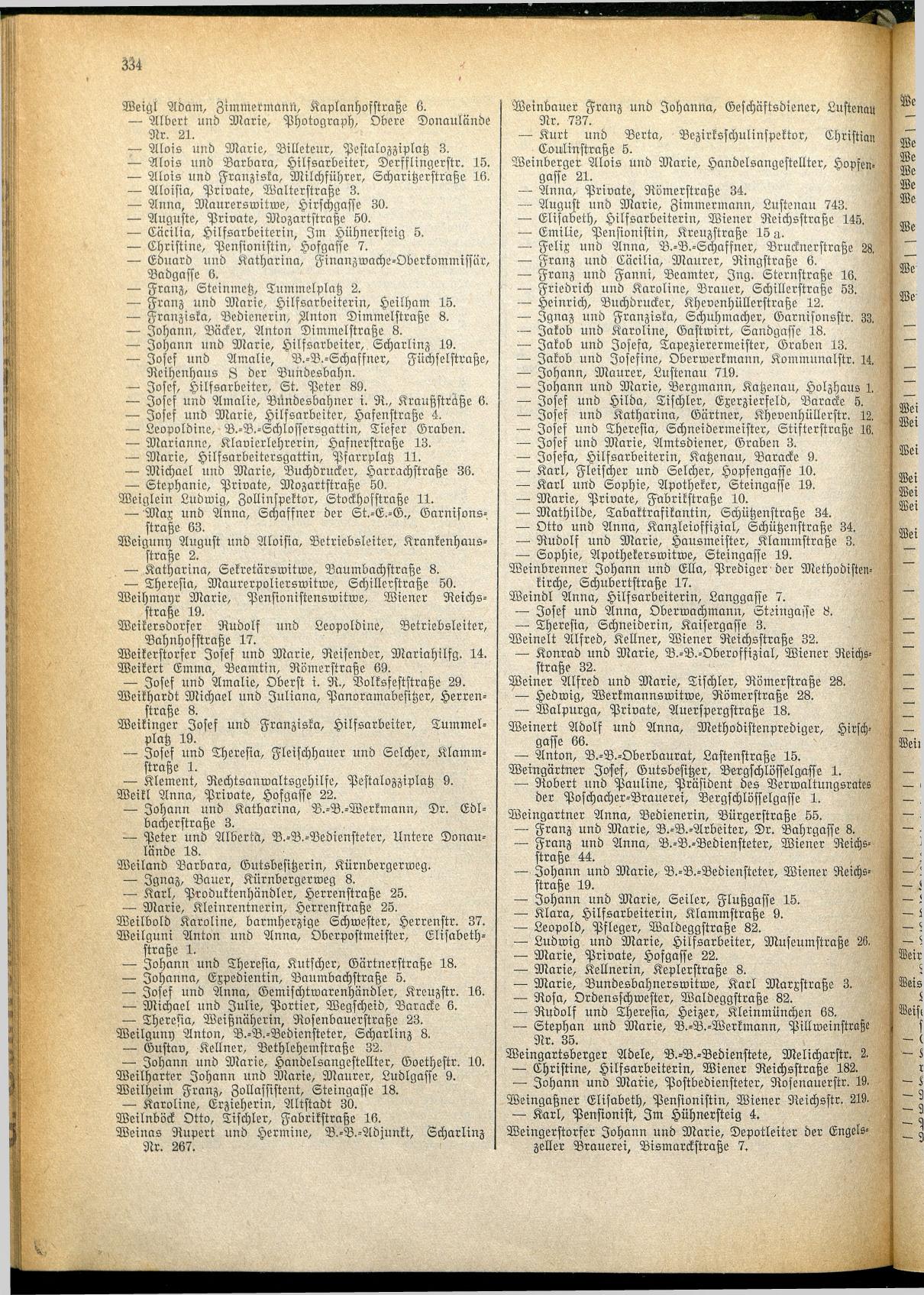 Amtliches Linzer Adreßbuch 1928 - Seite 336