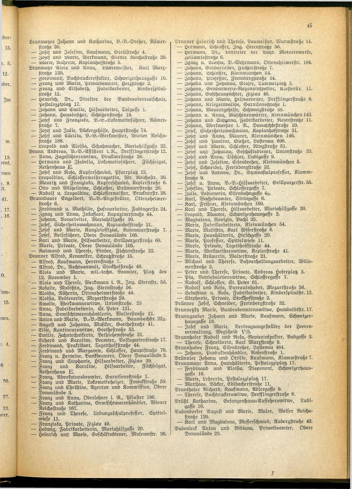 Amtliches Linzer Adreßbuch 1928 - Seite 47