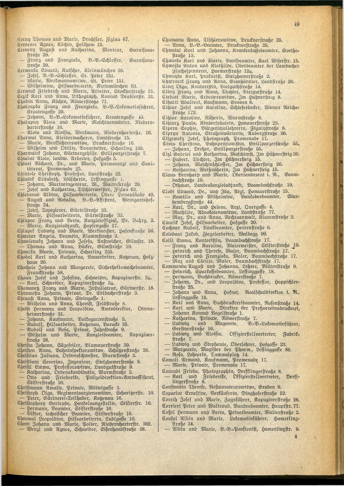 Amtliches Linzer Adreßbuch 1928 - Seite 51