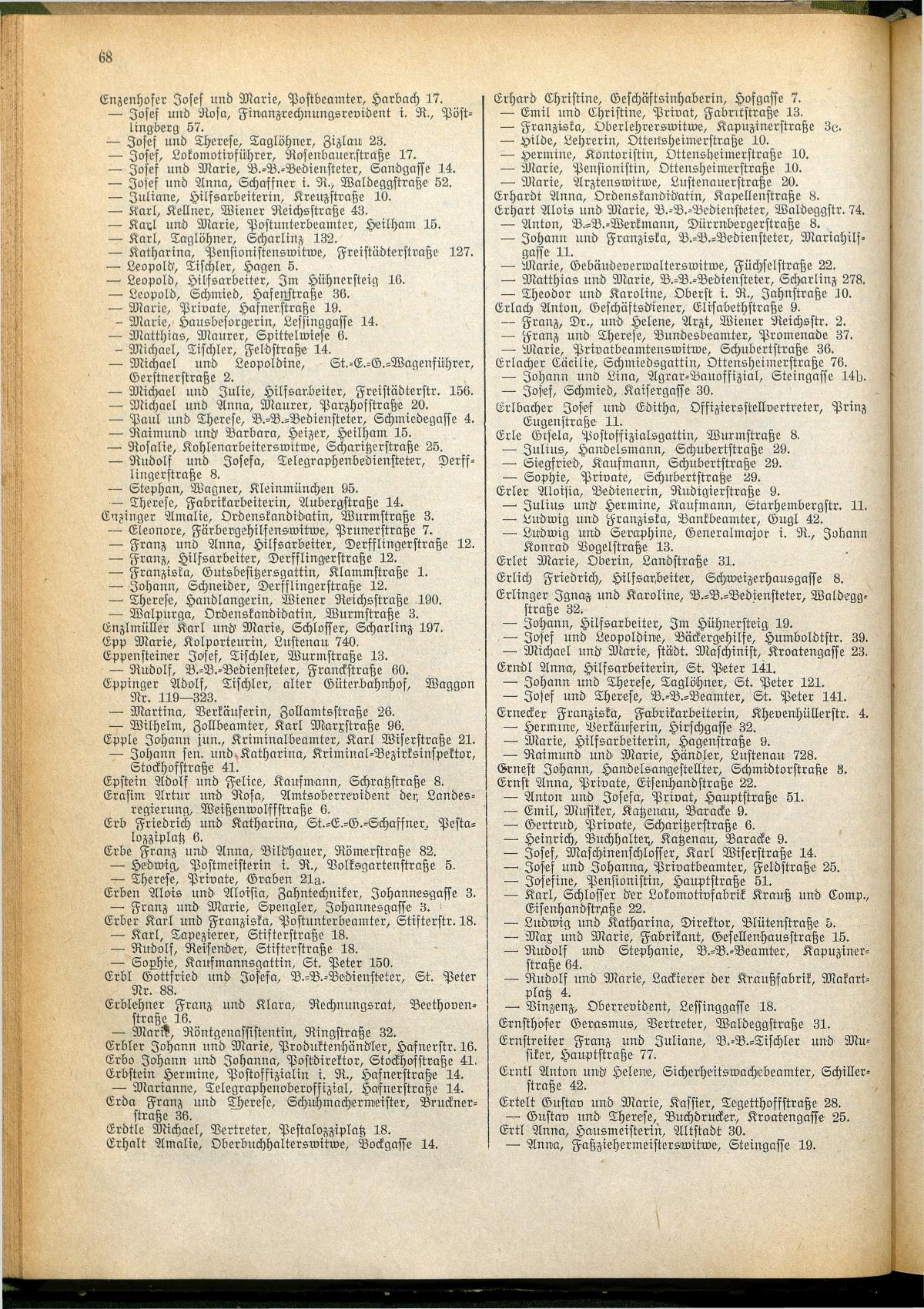 Amtliches Linzer Adreßbuch 1928 - Seite 70