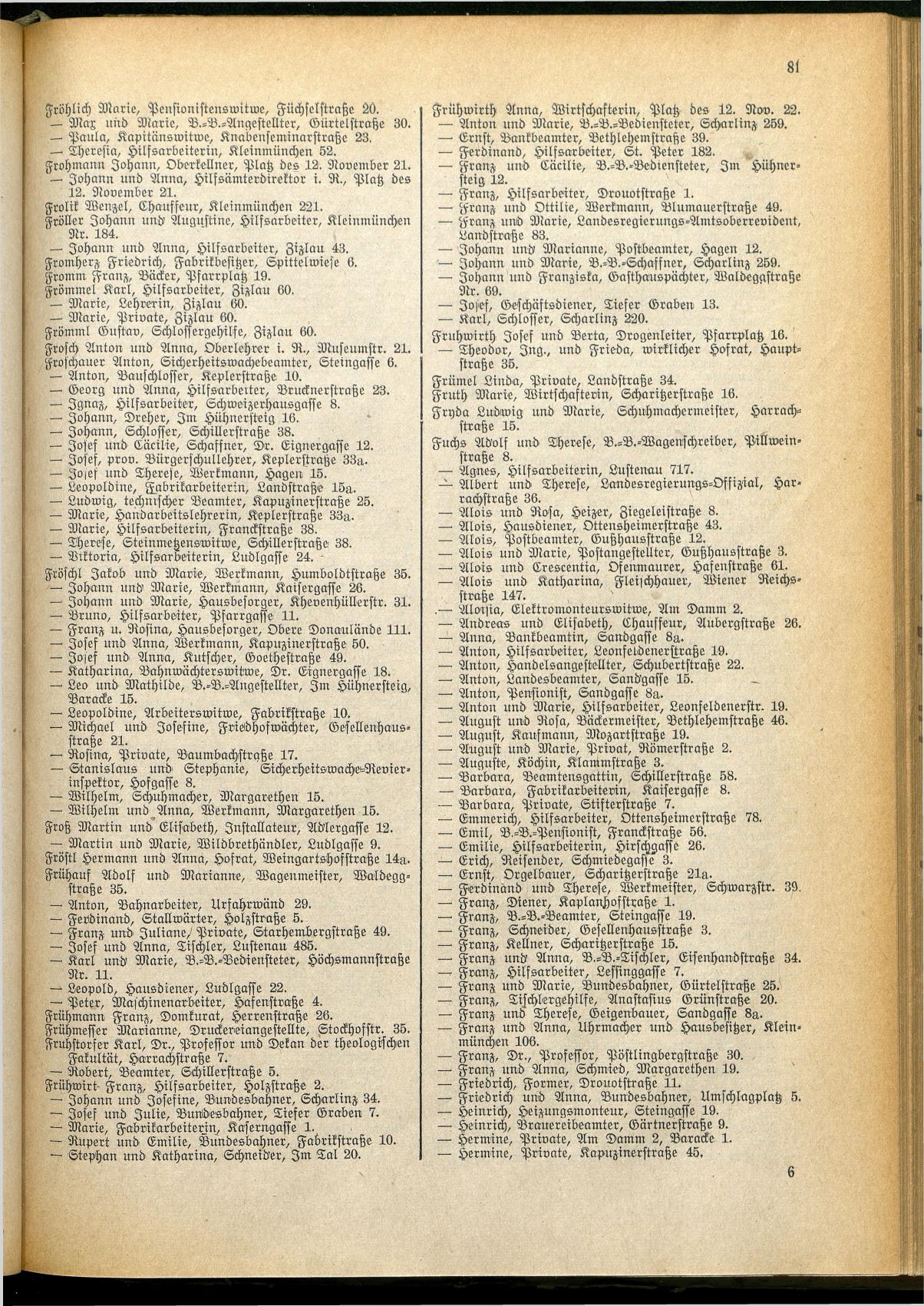 Amtliches Linzer Adreßbuch 1928 - Seite 83