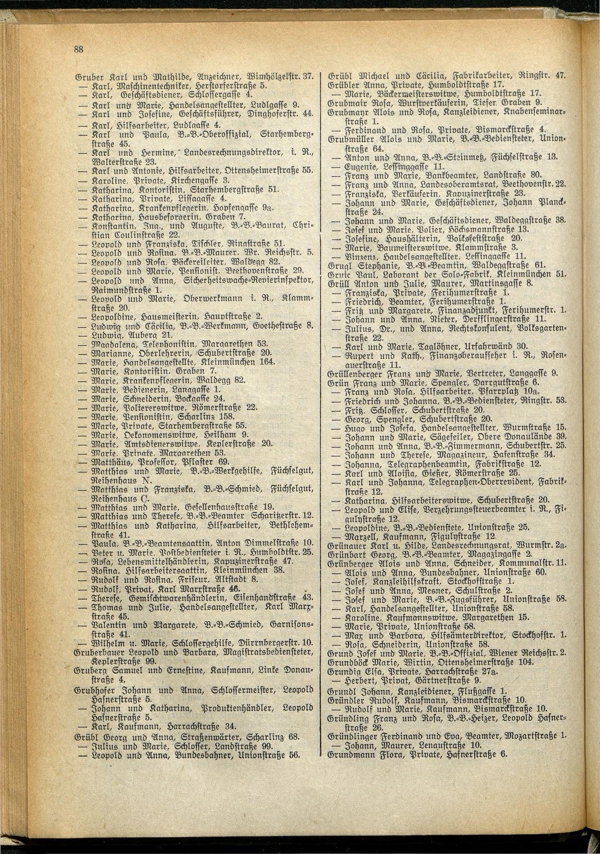 Amtliches Linzer Adreßbuch 1929 - Seite 110