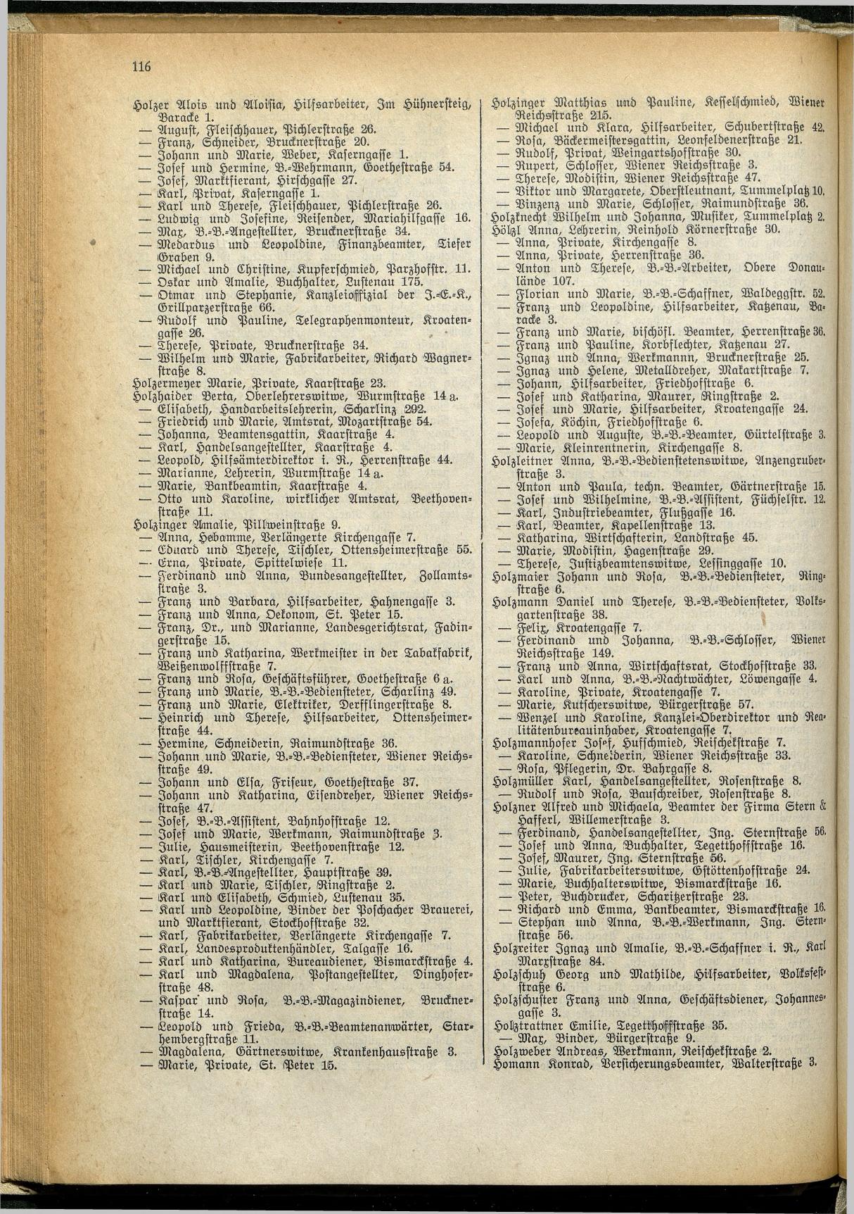 Amtliches Linzer Adreßbuch 1929 - Seite 138