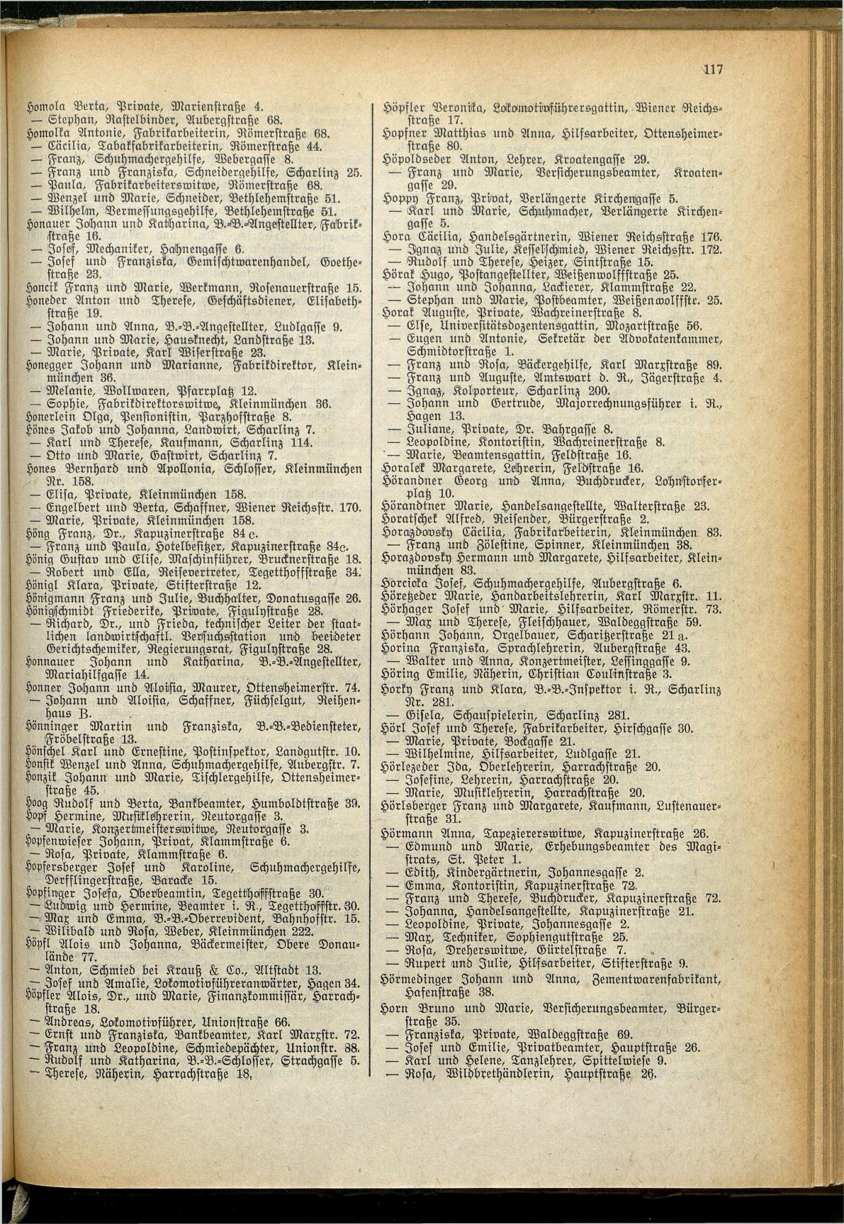 Amtliches Linzer Adreßbuch 1929 - Seite 139