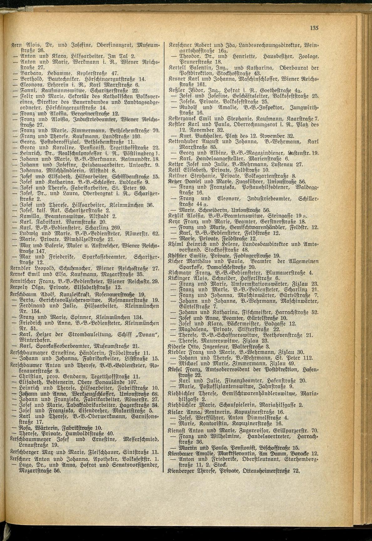 Amtliches Linzer Adreßbuch 1929 - Seite 157