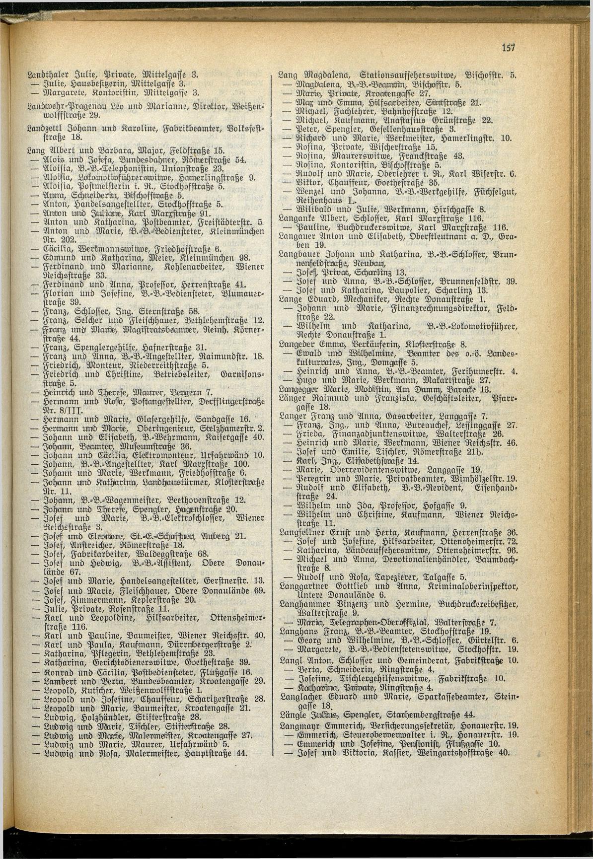 Amtliches Linzer Adreßbuch 1929 - Seite 181