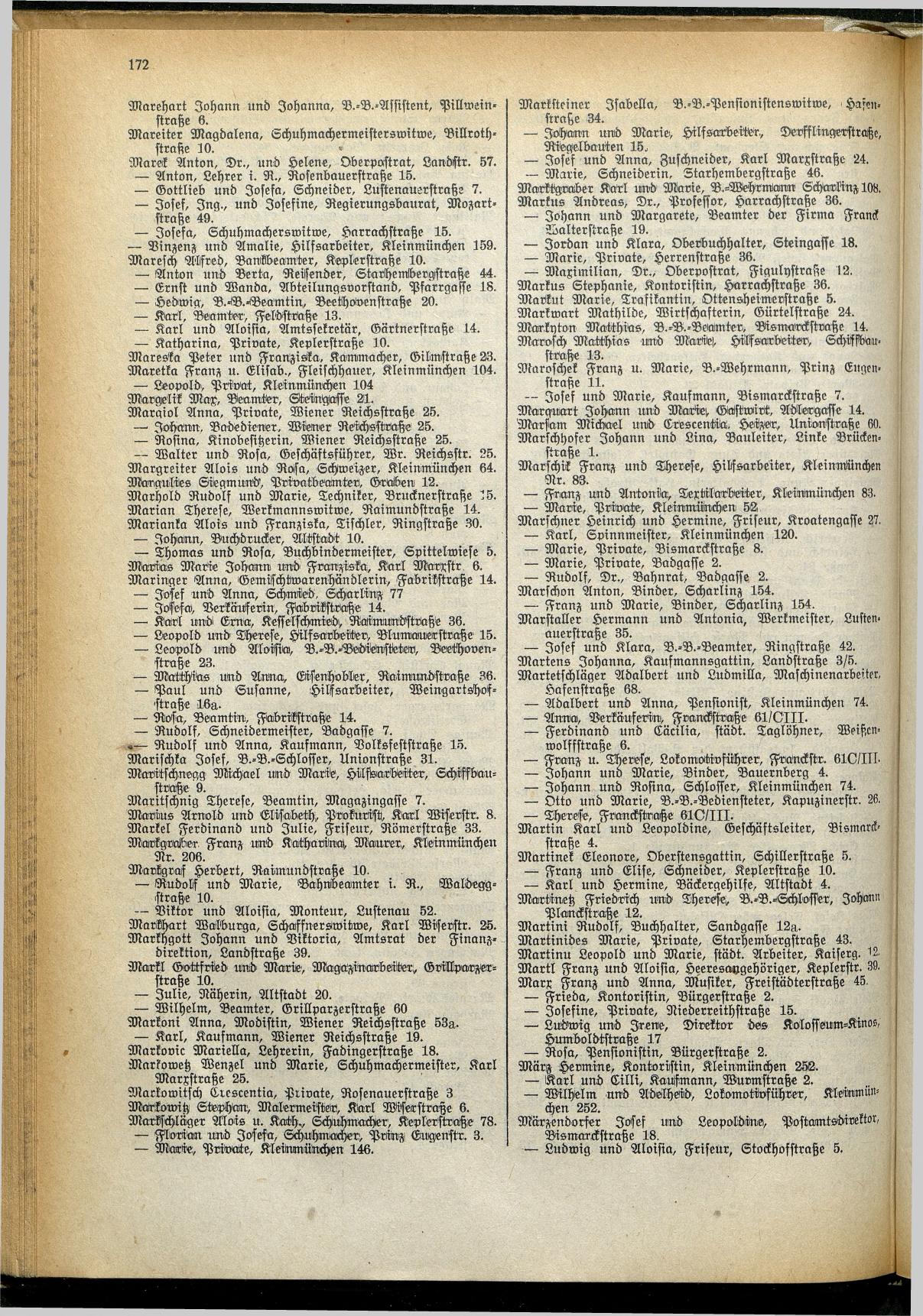 Amtliches Linzer Adreßbuch 1929 - Seite 196