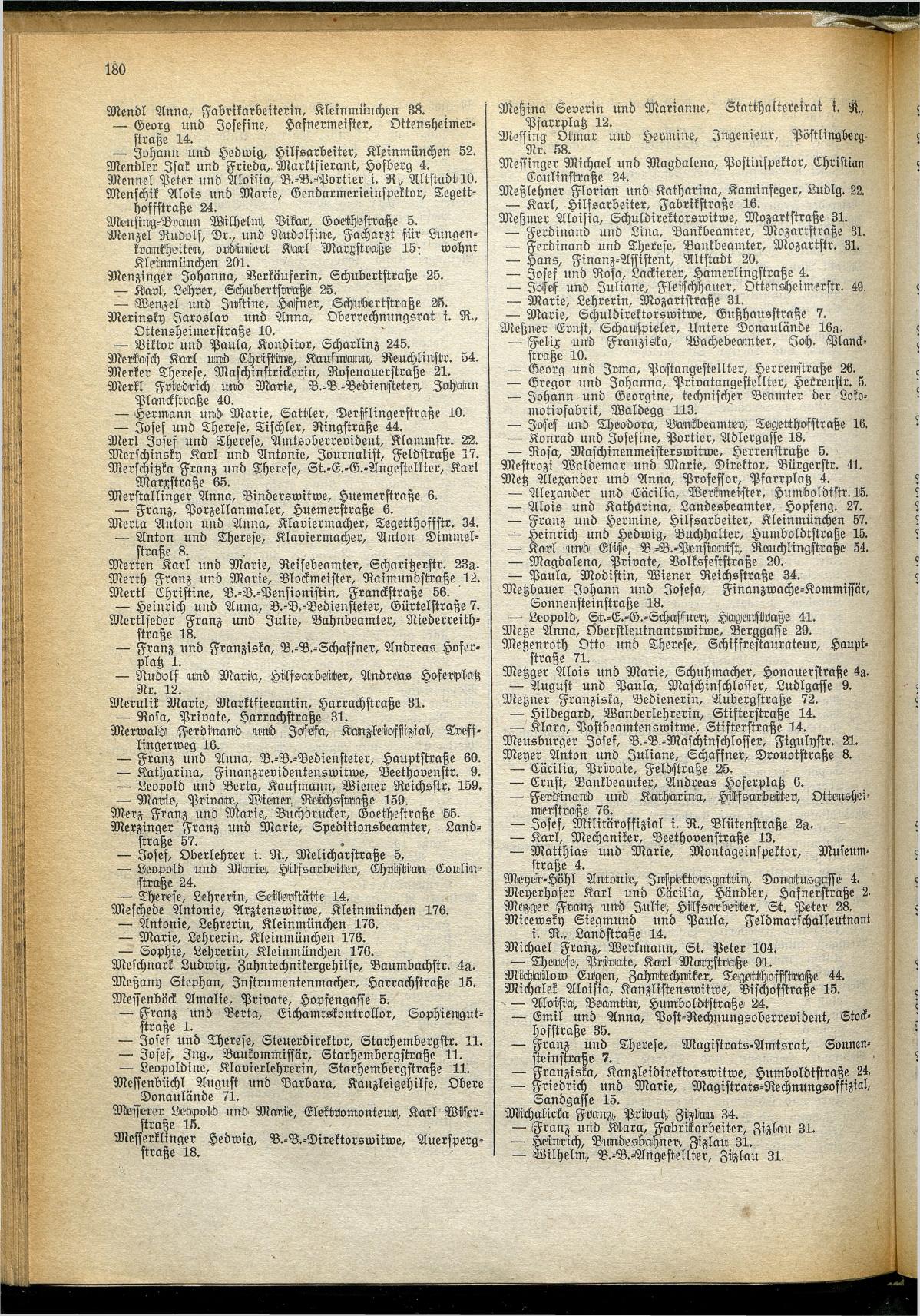 Amtliches Linzer Adreßbuch 1929 - Seite 204