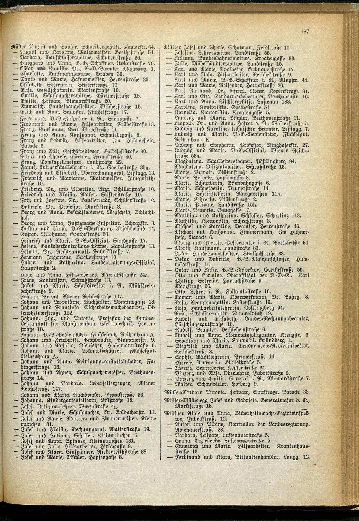 Amtliches Linzer Adreßbuch 1929 - Seite 211