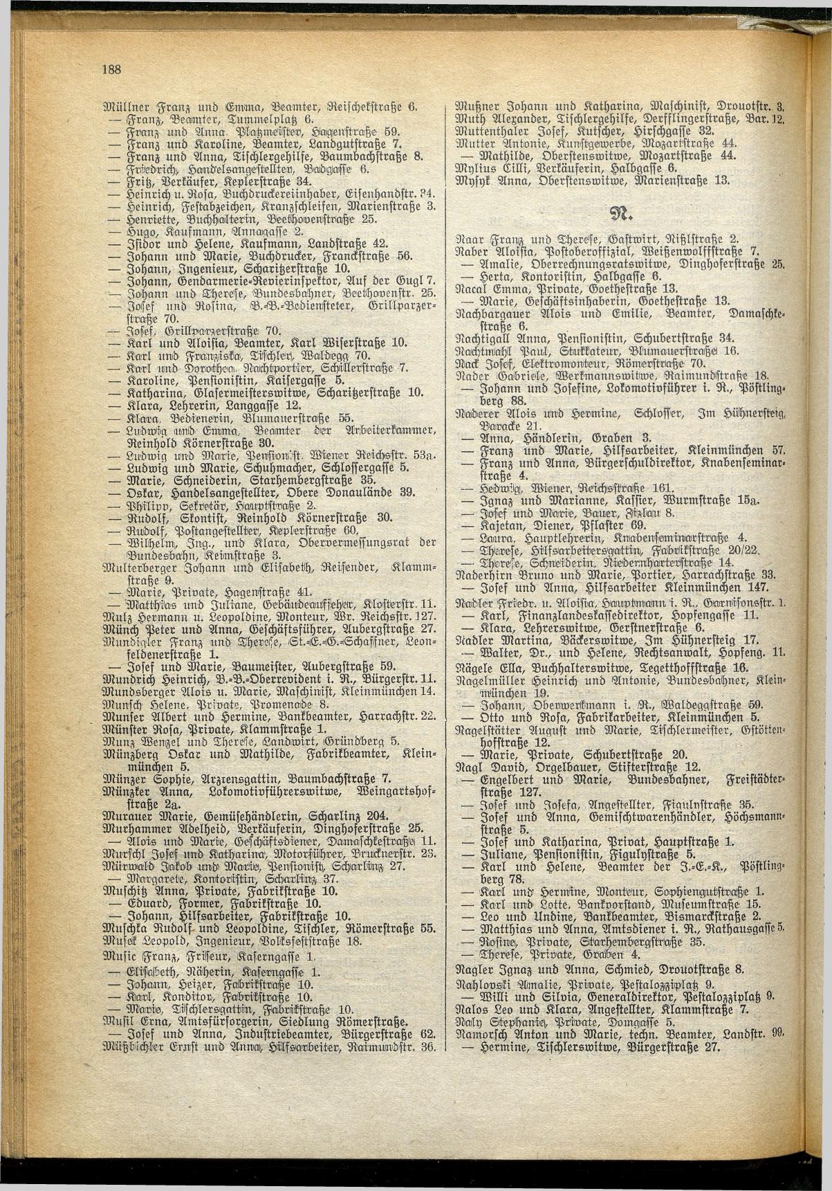Amtliches Linzer Adreßbuch 1929 - Seite 212