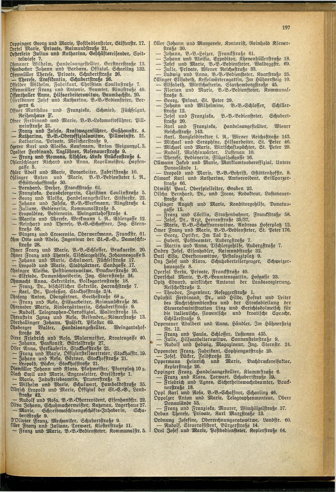 Amtliches Linzer Adreßbuch 1929 - Seite 221