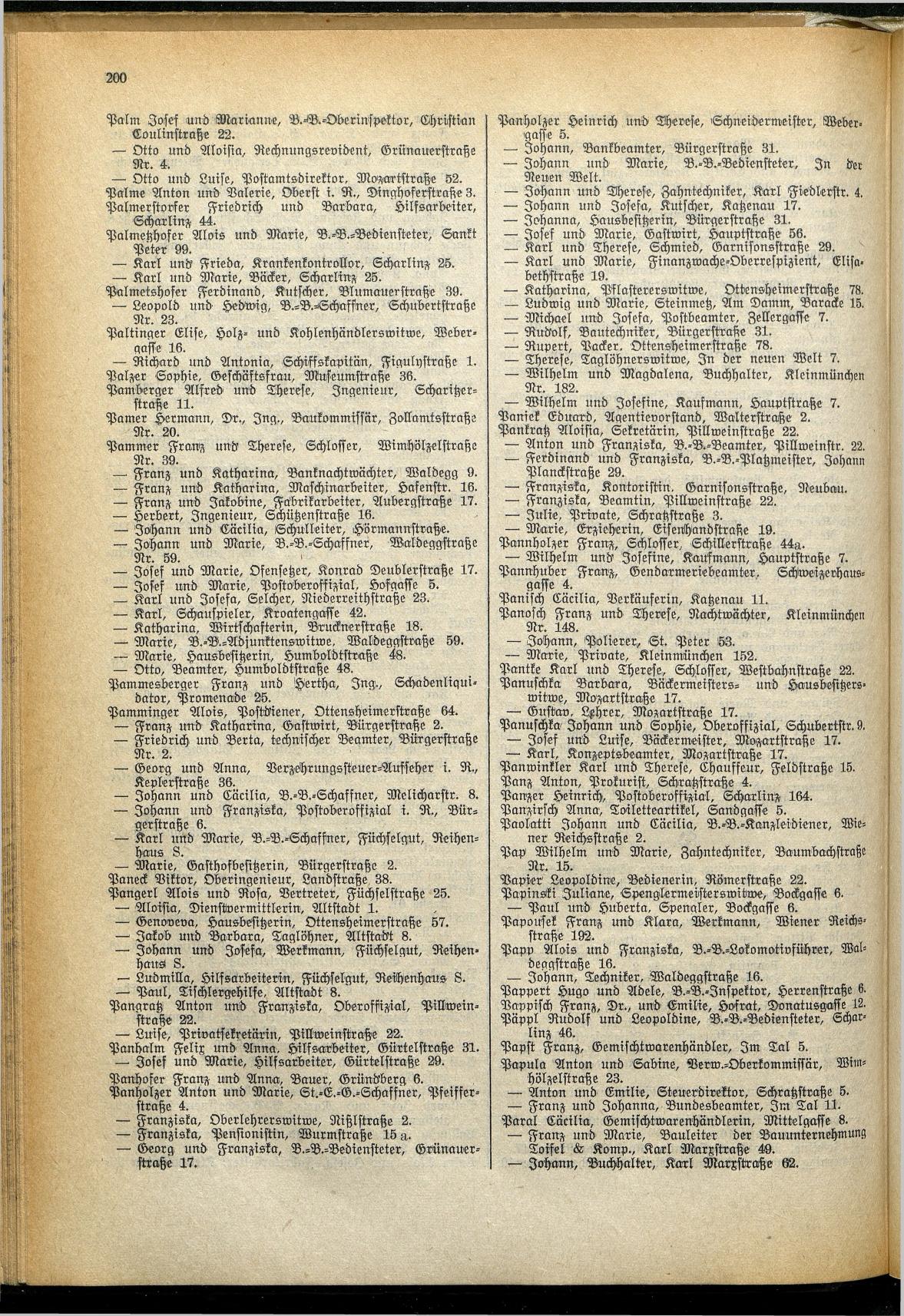 Amtliches Linzer Adreßbuch 1929 - Seite 224
