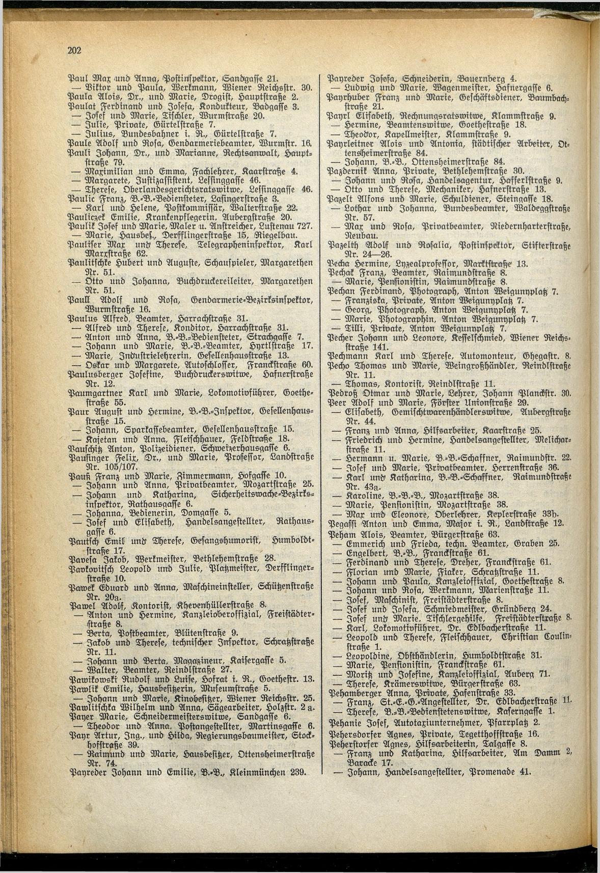 Amtliches Linzer Adreßbuch 1929 - Seite 226