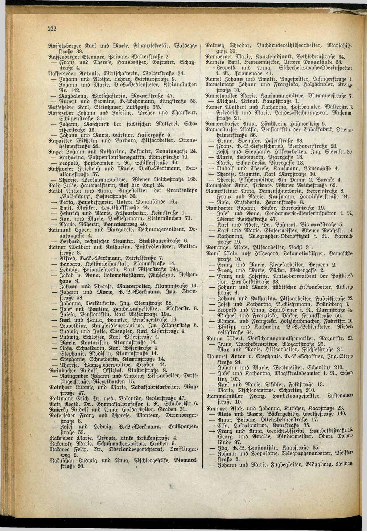 Amtliches Linzer Adreßbuch 1929 - Seite 246