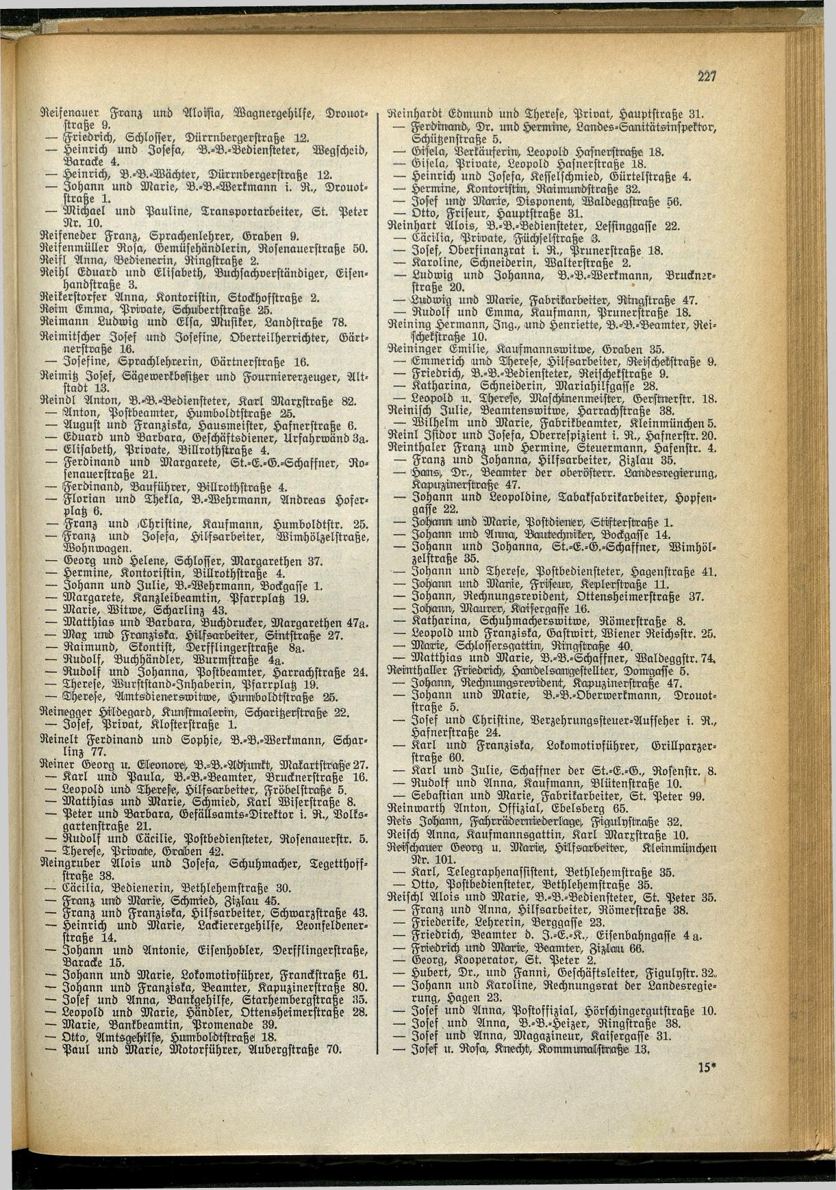 Amtliches Linzer Adreßbuch 1929 - Seite 251