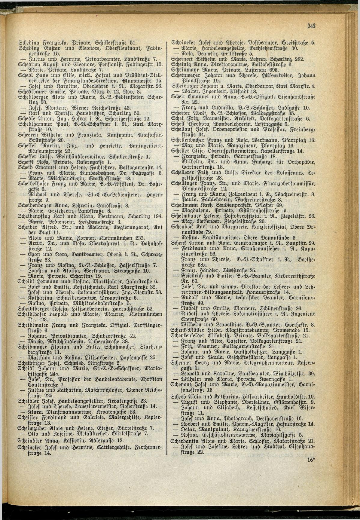 Amtliches Linzer Adreßbuch 1929 - Seite 267