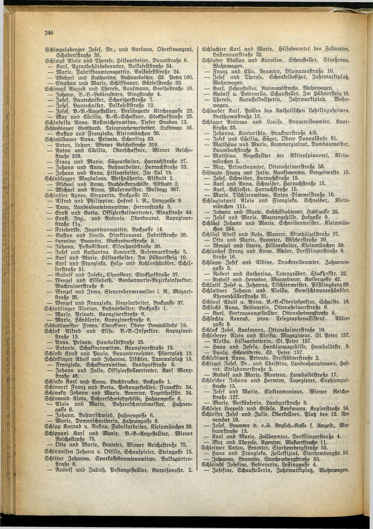 Amtliches Linzer Adreßbuch 1929 - Seite 270