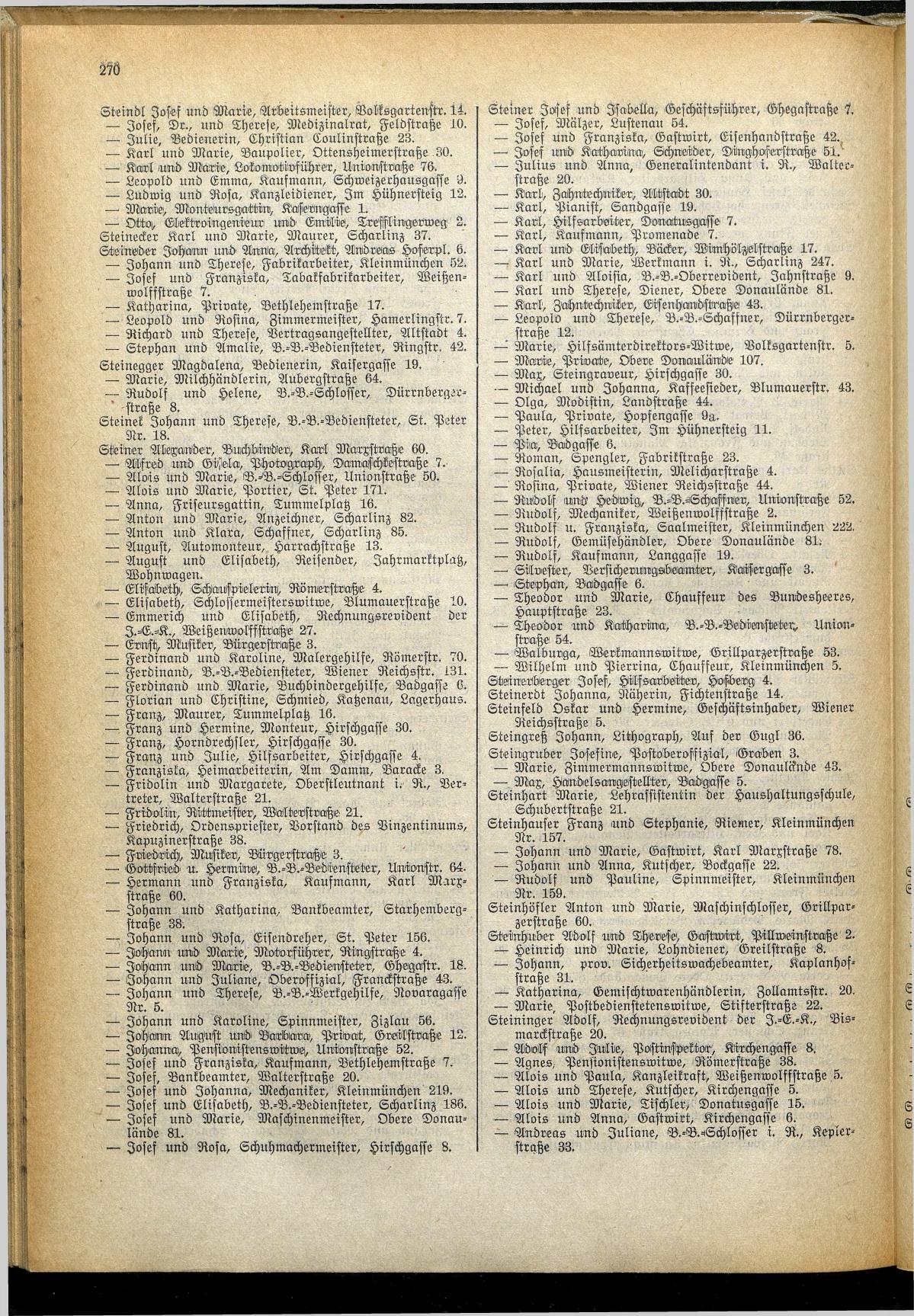 Amtliches Linzer Adreßbuch 1929 - Seite 294