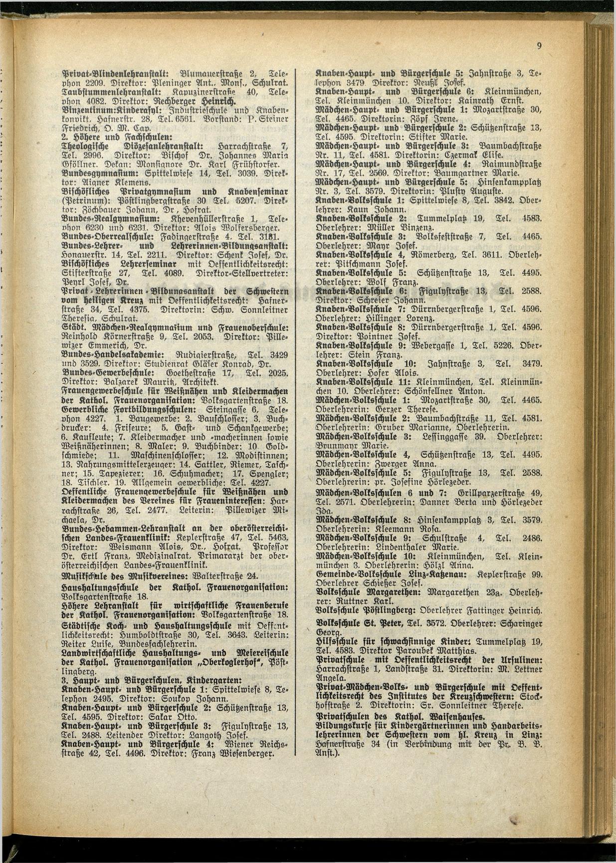 Amtliches Linzer Adreßbuch 1929 - Seite 31