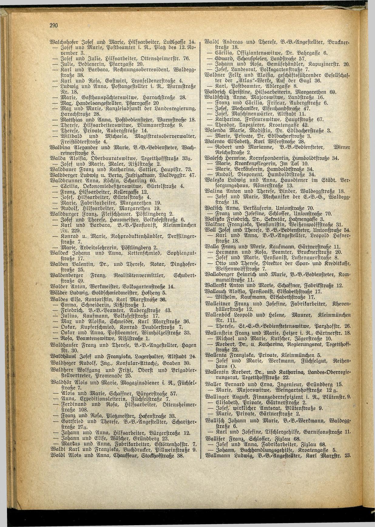 Amtliches Linzer Adreßbuch 1929 - Seite 314