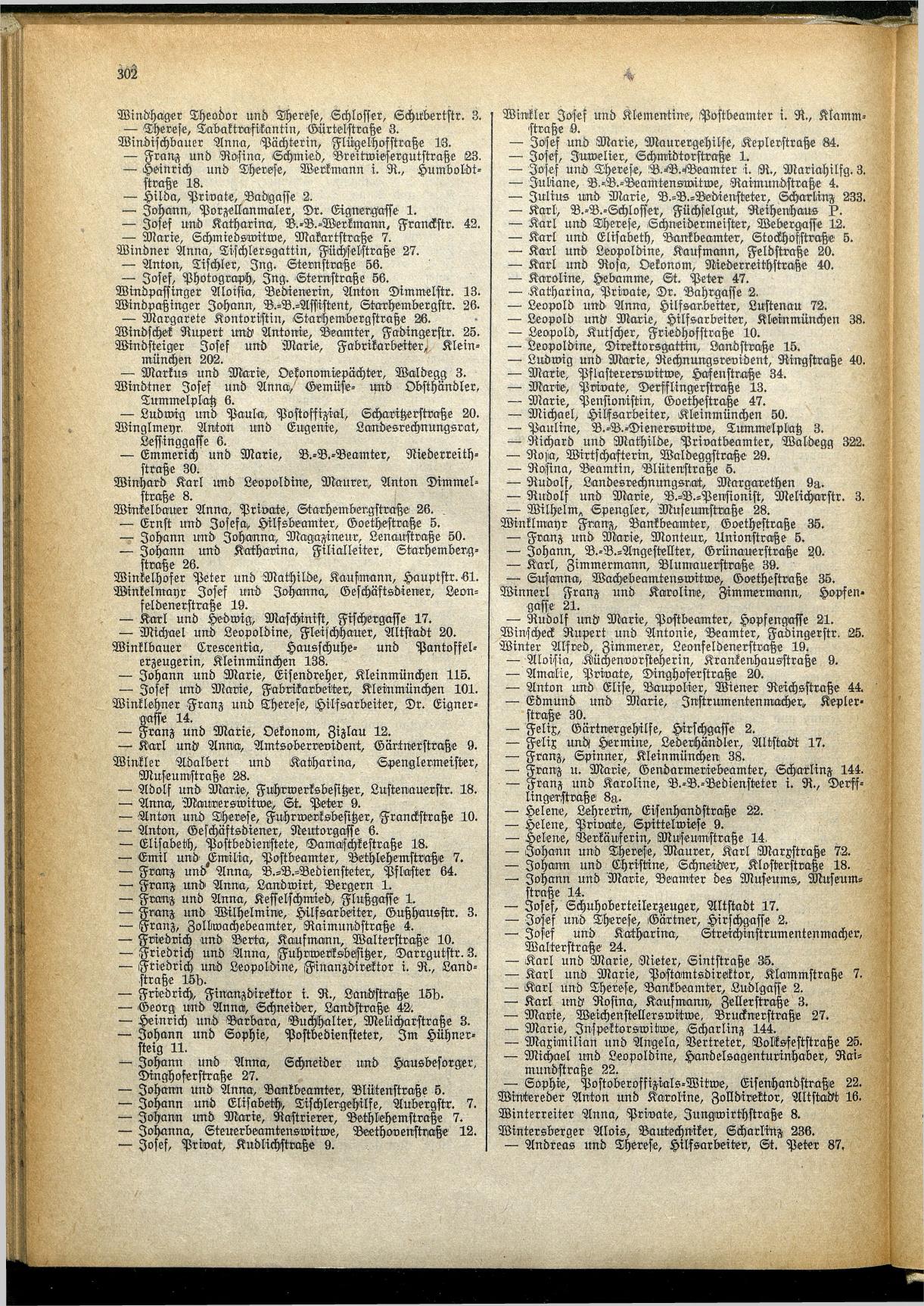 Amtliches Linzer Adreßbuch 1929 - Seite 326