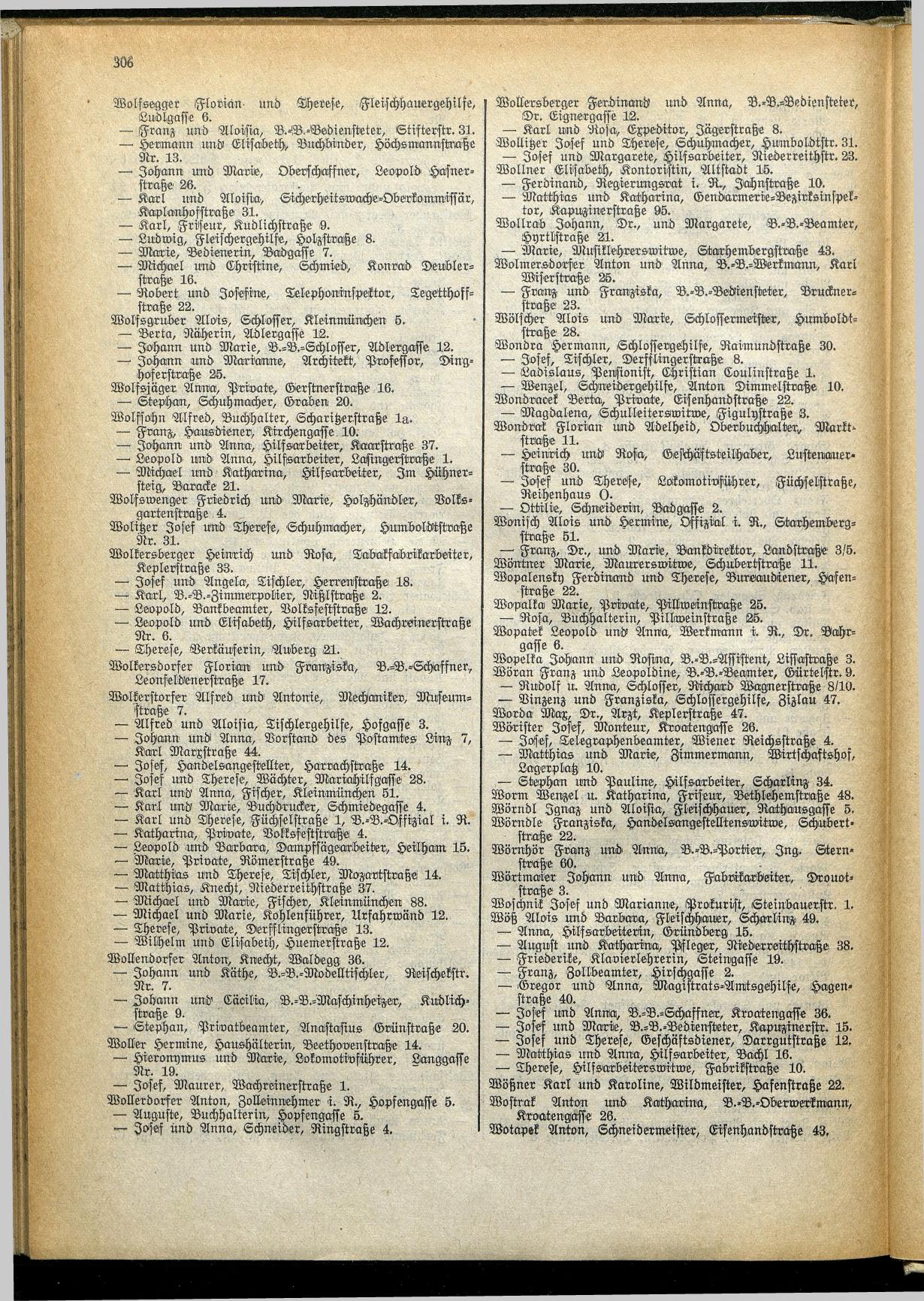 Amtliches Linzer Adreßbuch 1929 - Seite 330
