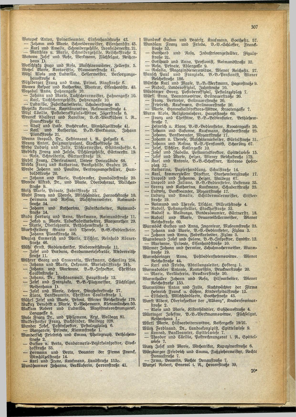 Amtliches Linzer Adreßbuch 1929 - Seite 331