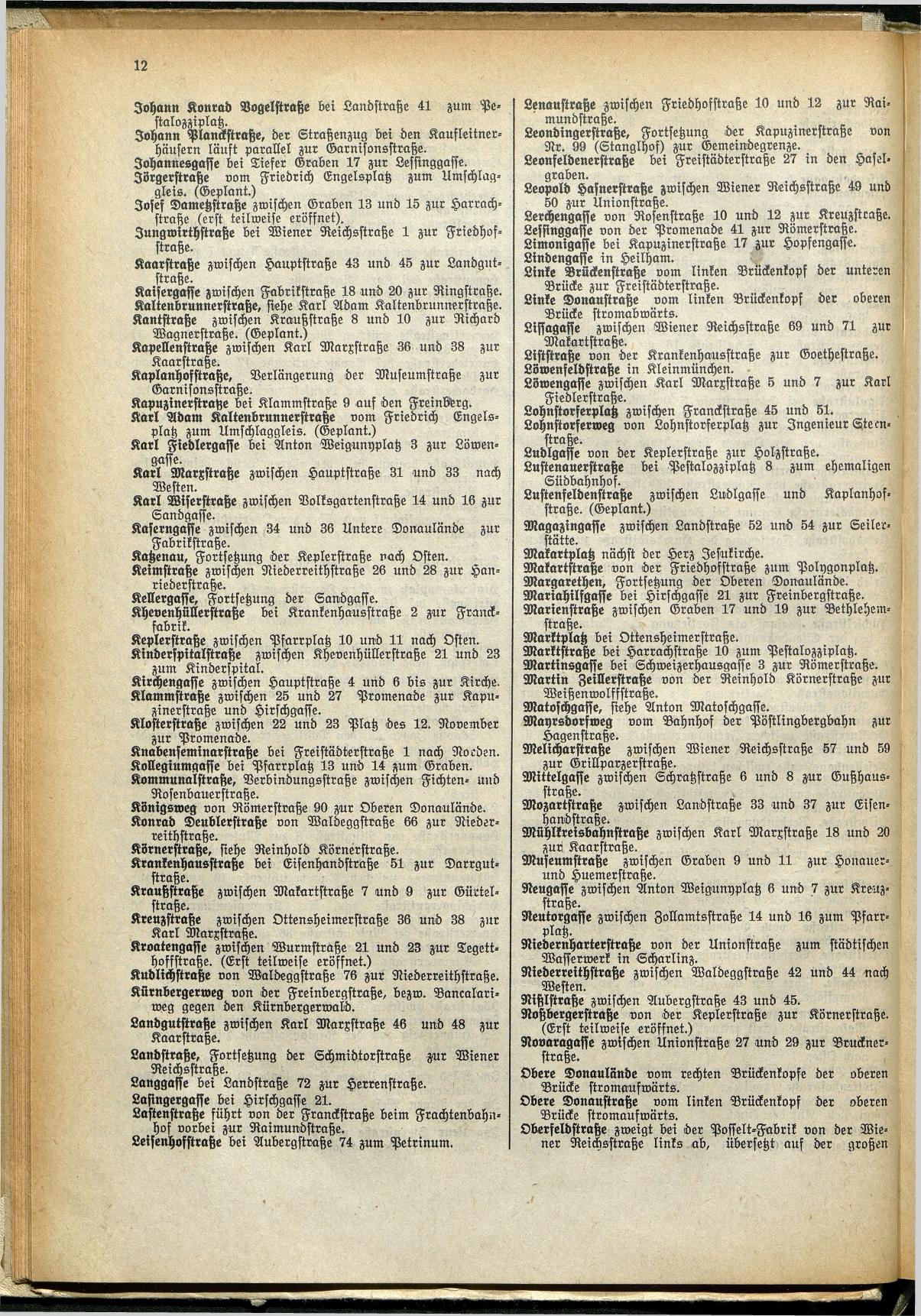 Amtliches Linzer Adreßbuch 1929 - Seite 34