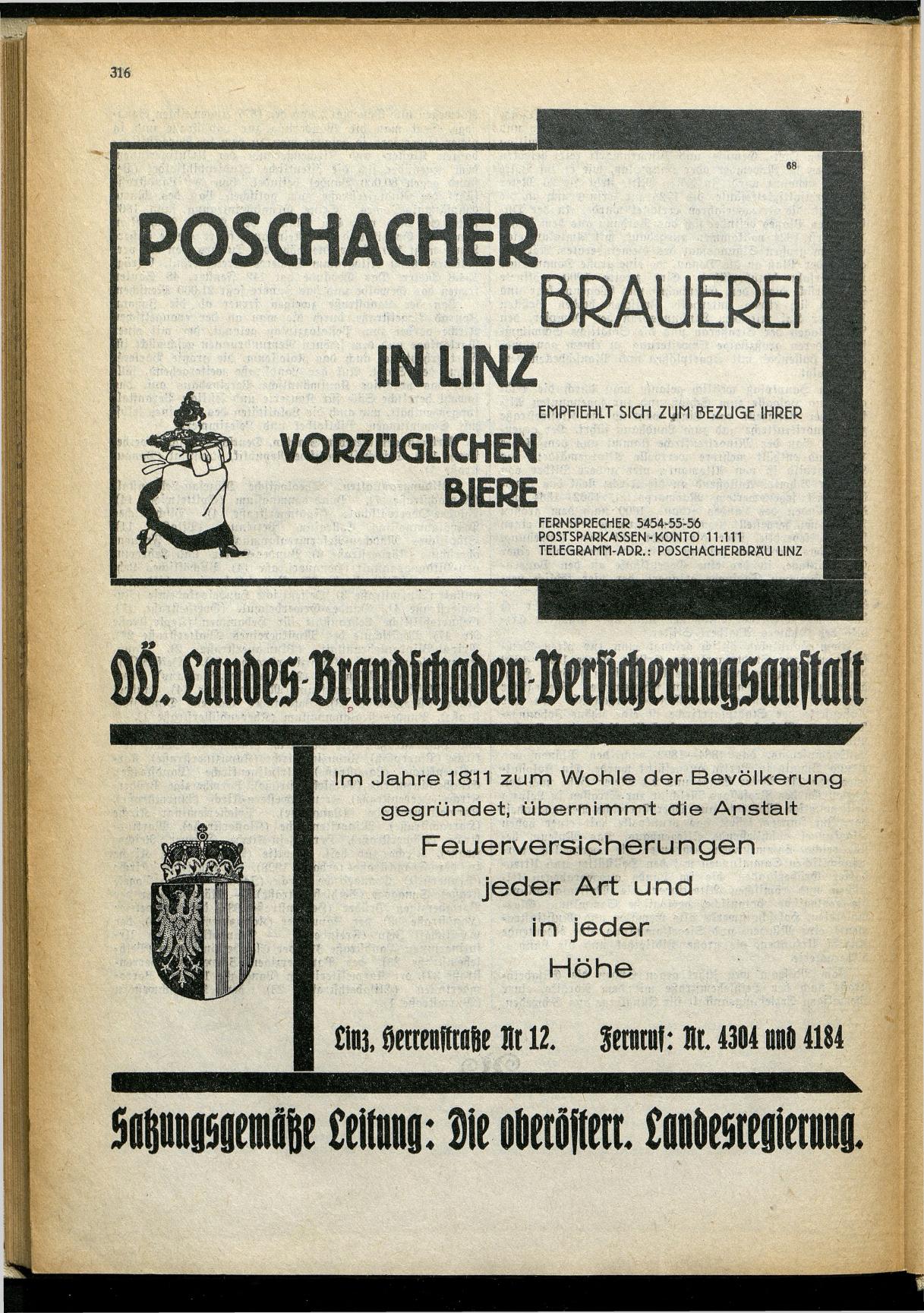 Amtliches Linzer Adreßbuch 1929 - Seite 340
