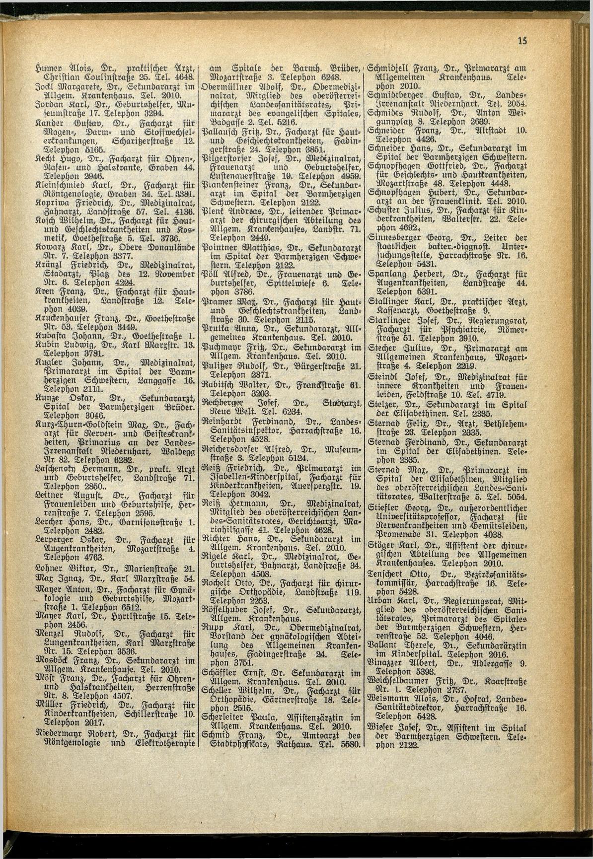 Amtliches Linzer Adreßbuch 1929 - Seite 37