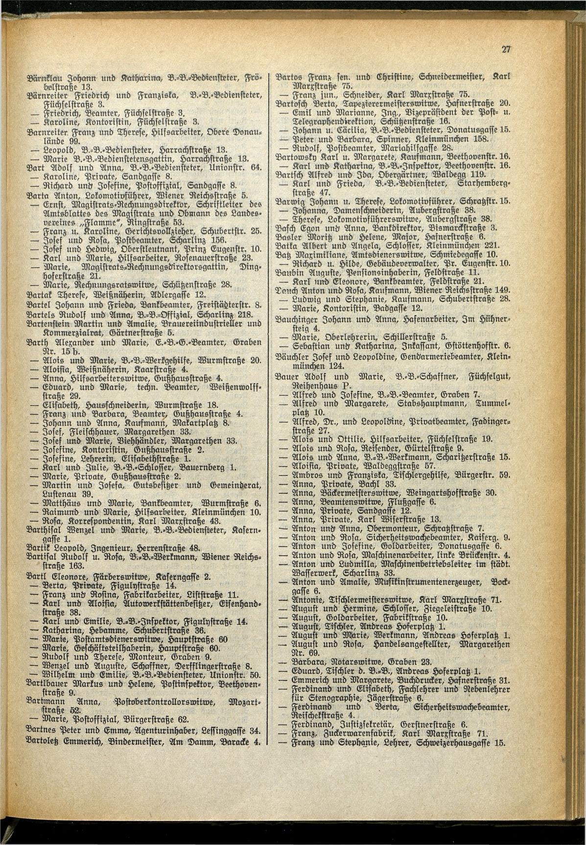 Amtliches Linzer Adreßbuch 1929 - Seite 49