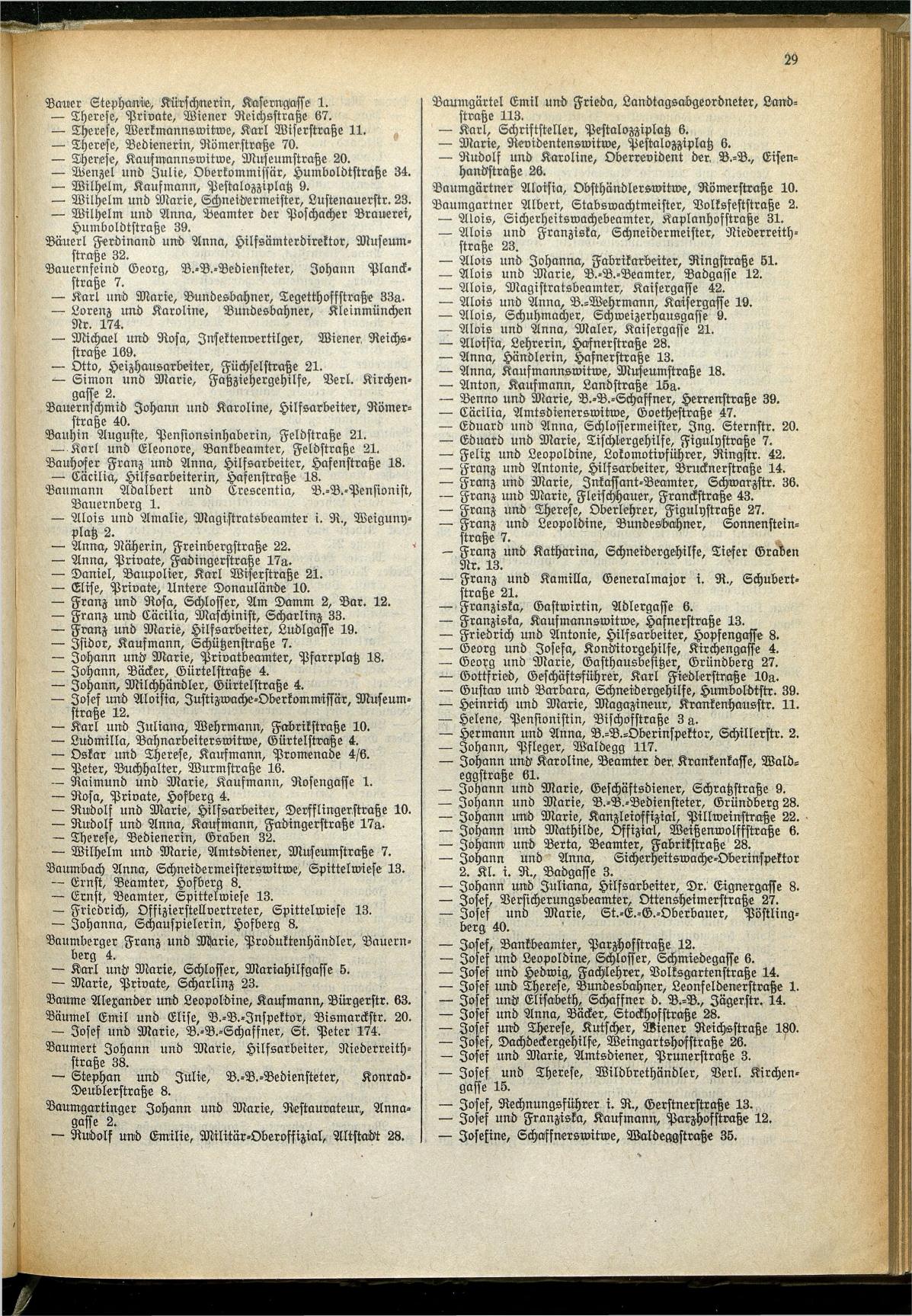 Amtliches Linzer Adreßbuch 1929 - Seite 51