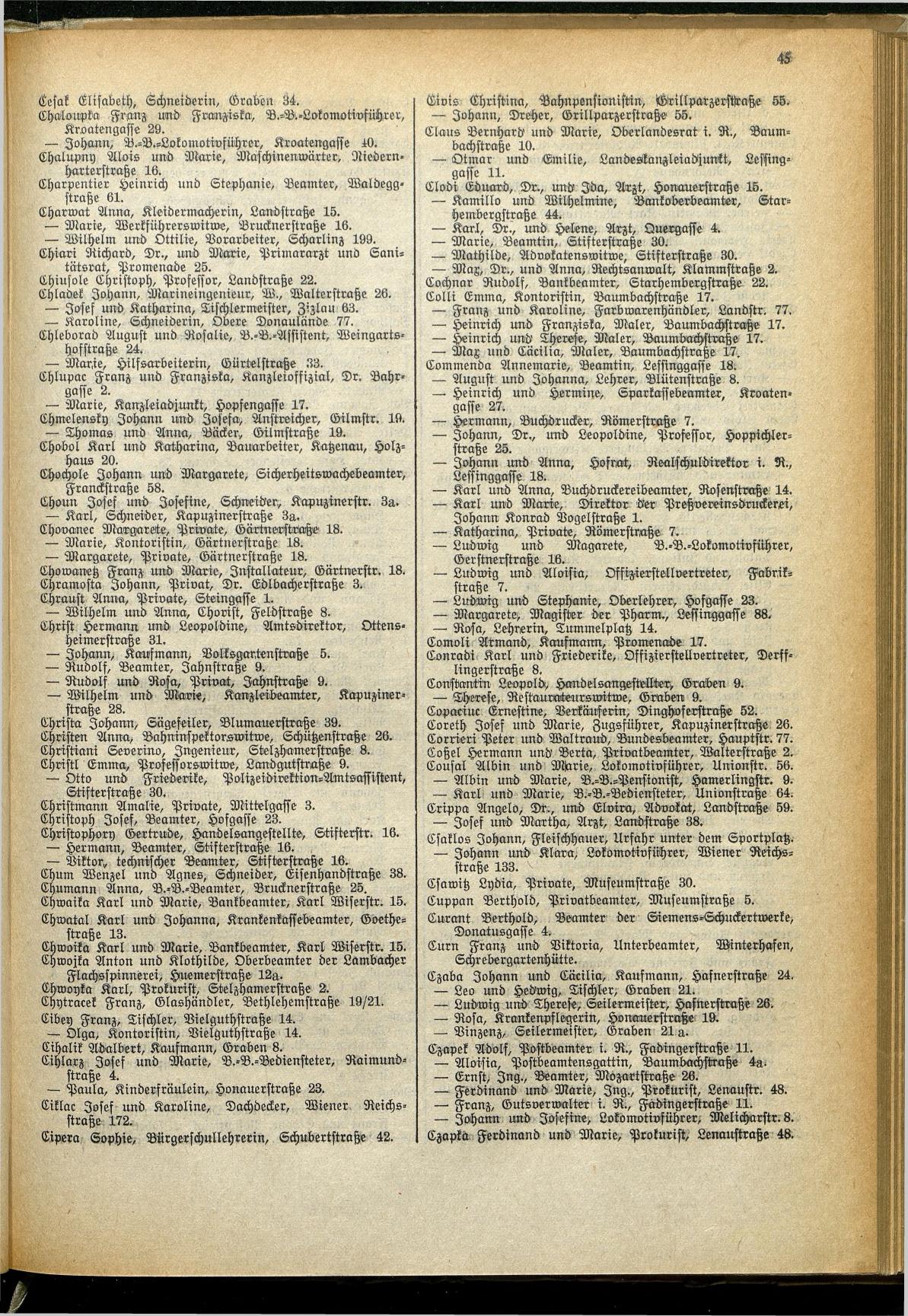 Amtliches Linzer Adreßbuch 1929 - Seite 67