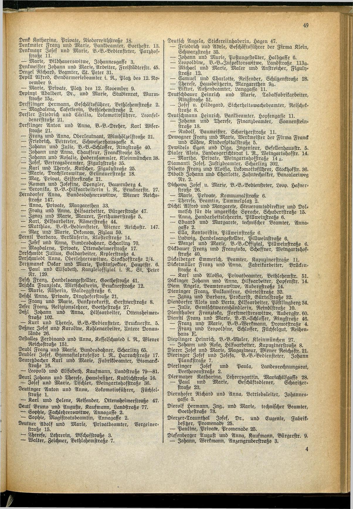 Amtliches Linzer Adreßbuch 1929 - Seite 71