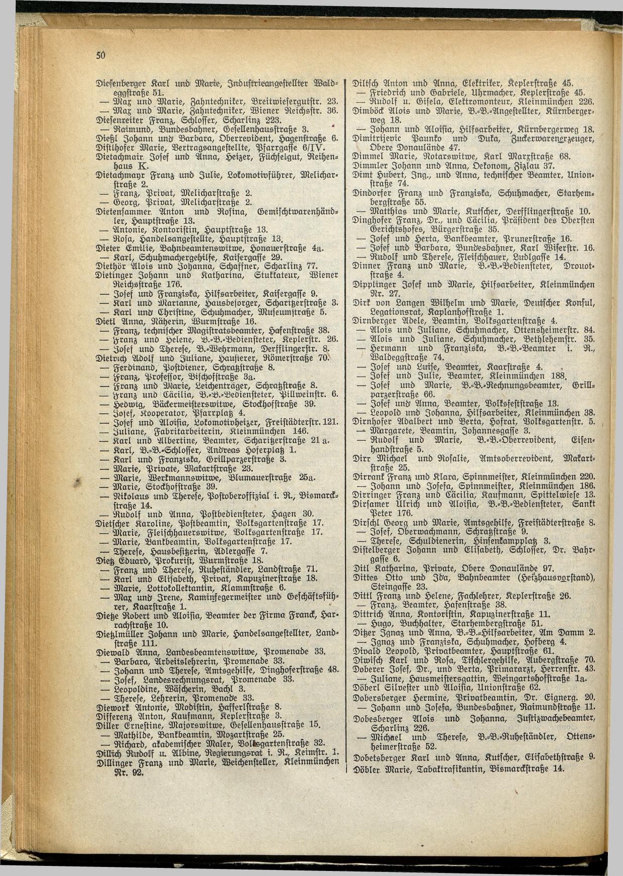 Amtliches Linzer Adreßbuch 1929 - Seite 72