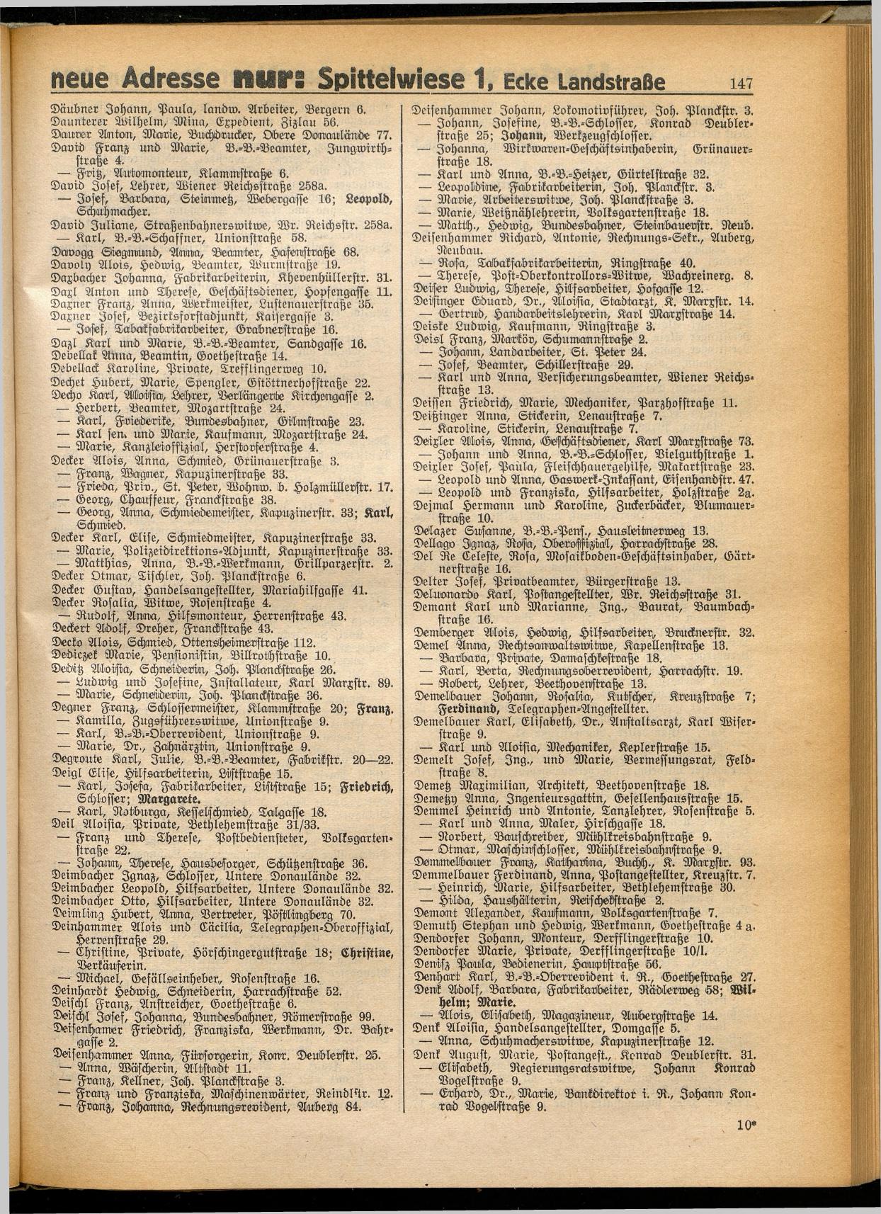 Amtliches Linzer Adreßbuch 1932 - Seite 157